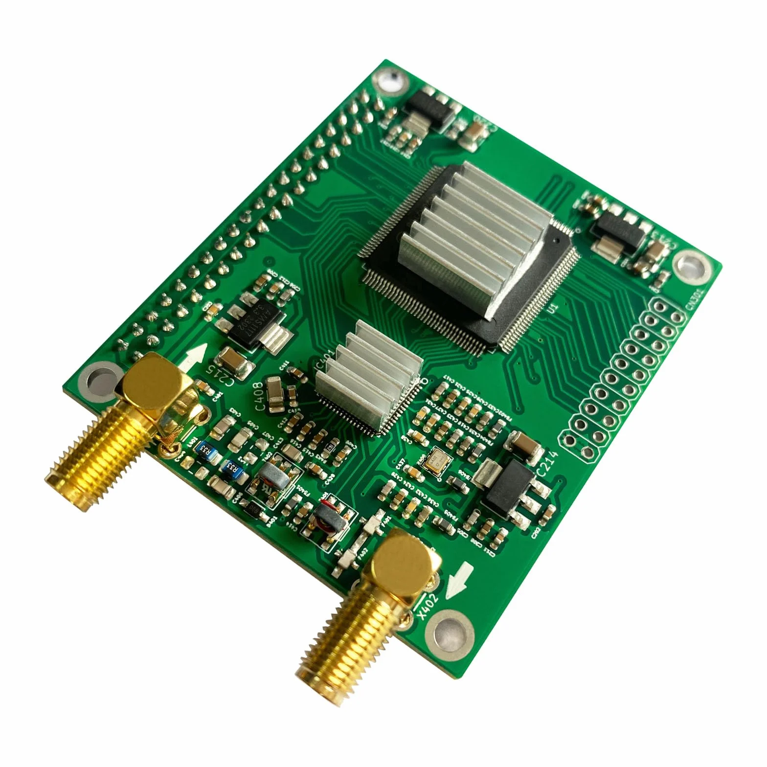 AURSINC SDR Radioberry do Raspberry Pi 4 - Radio Card Analog Devices AD9866 i 10CL016, 12-bit Broadband Modem for Ham Radio SDR Transceiver, radio zdefiniowane programowo