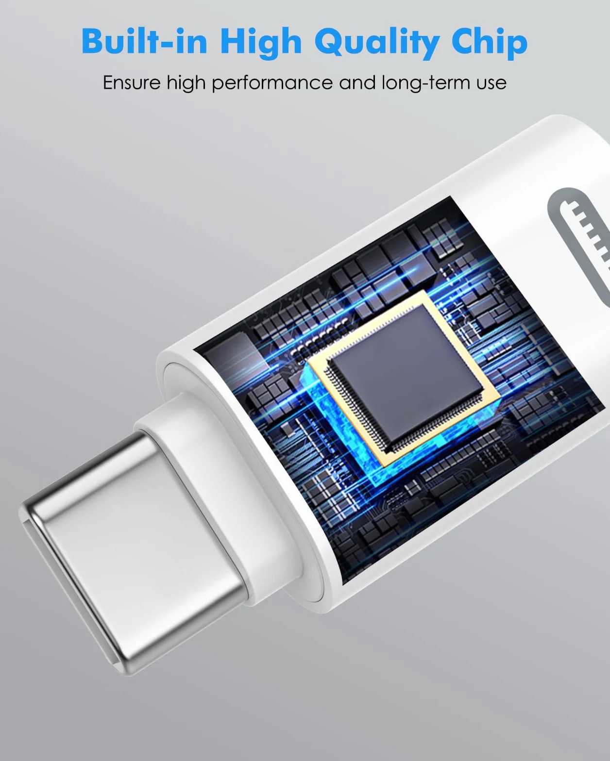 MoKo Adaptateur Lightning Femelle vers USB C 2 Pièces pour iPhone 17 Air 16 15 Pro Max Plus iPad Pro Air Blanc PD