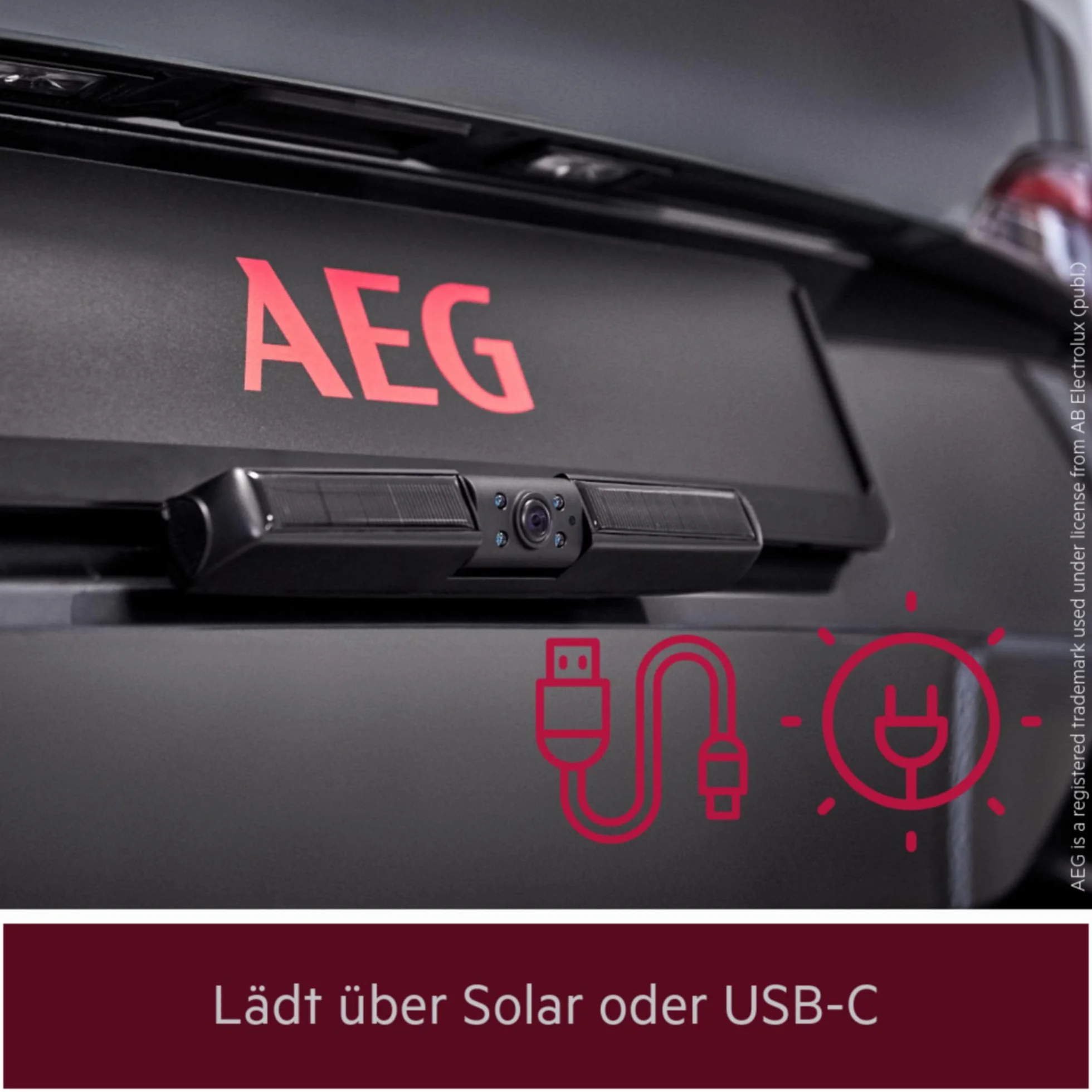 Aeg 10997 Kamera, Czarny, 4,3 Cala