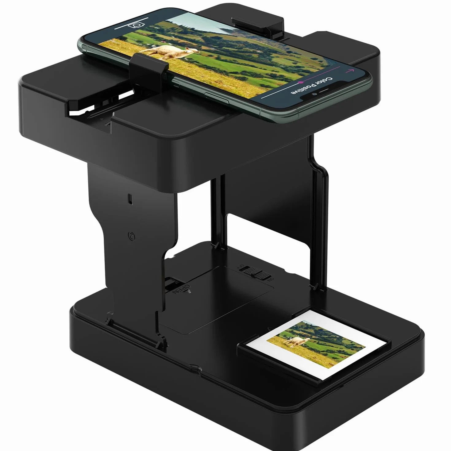 Scanner de Film 35 mm pour Diapositives positives et négatifs, Scanneur de Photos – Station de Développement à Domicile
