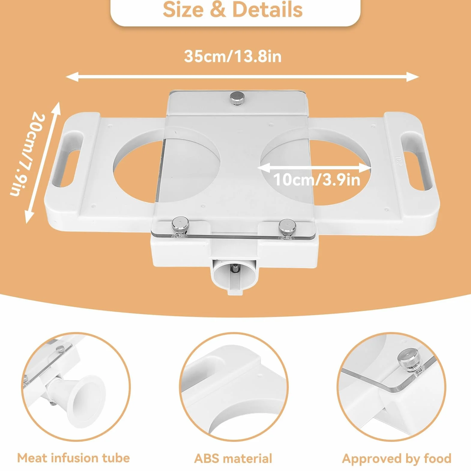 Hamburger en appuyant sur Machine Maker, Auto Hamburger Patty Maker avec 5 Tubes Adaptateur Maison Burger Maker Appuyez sur pour Saucisse Remplisseur Viande