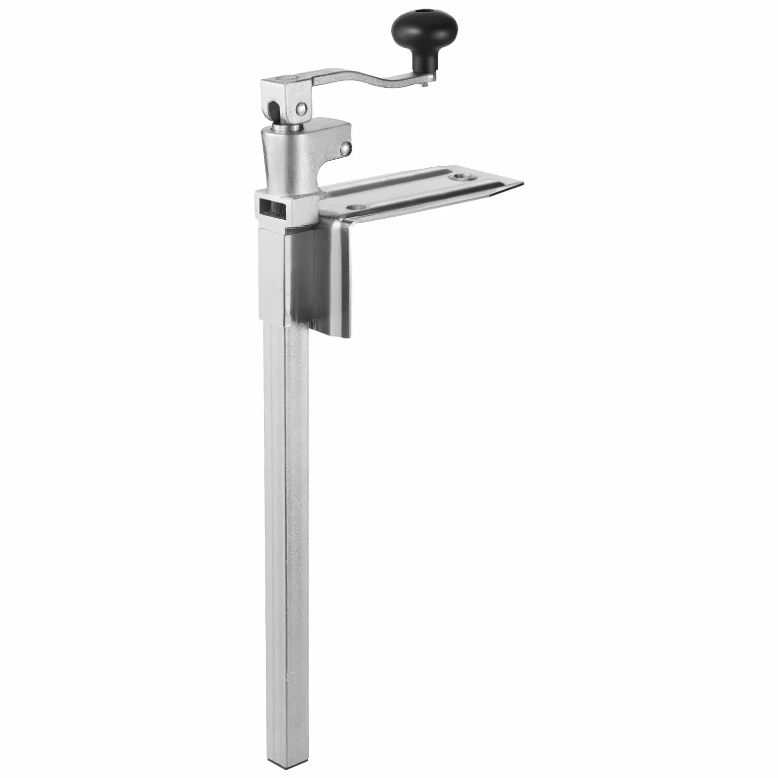 VEVOR Ouvre-boîte manuel professionnel, pour canettes jusqu'à 300 mm de hauteur, ouvre-canette de table robuste en acier moulé, réglable en hauteur, fixé par vis, pour restaurant, hôtel et épicerie