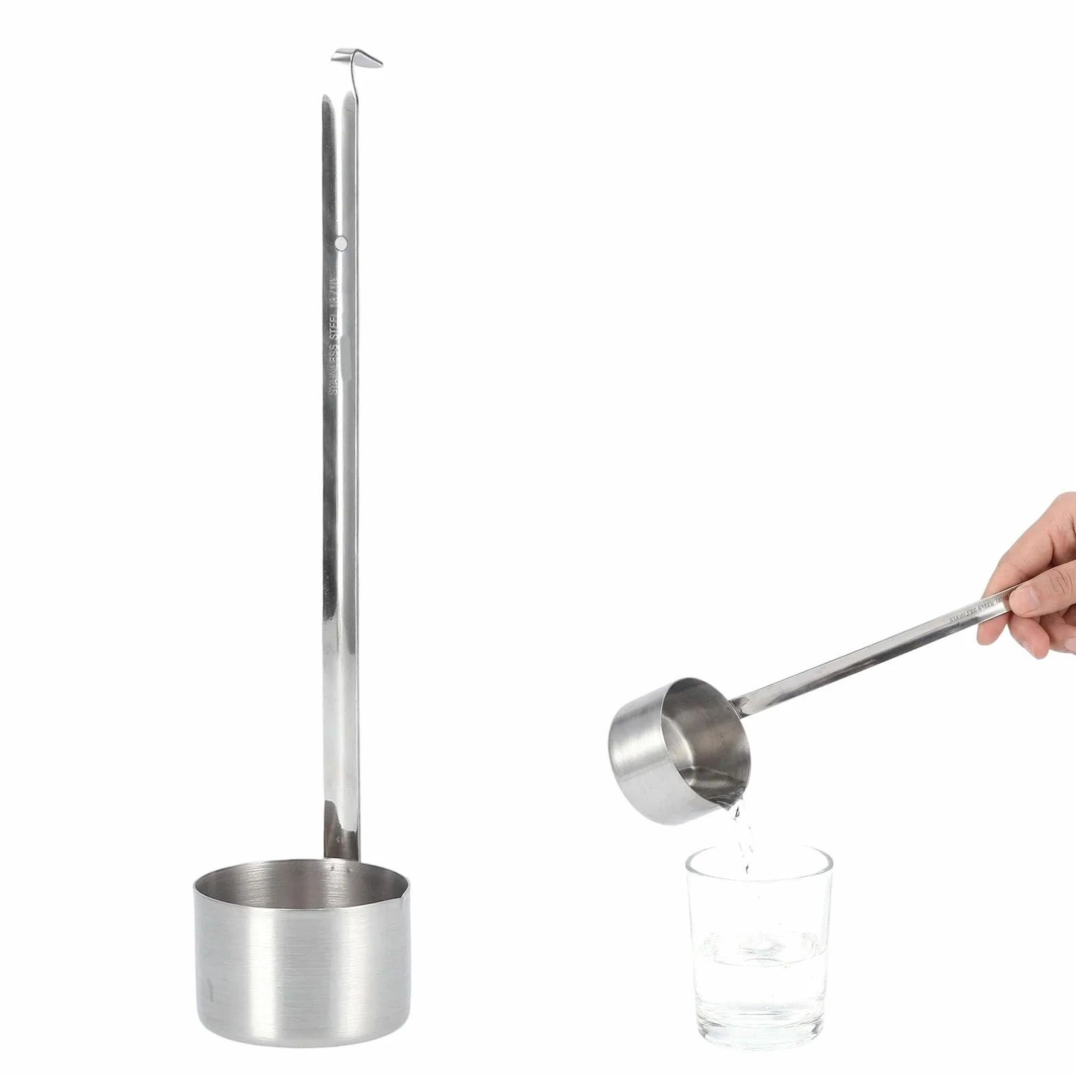Louche à Vin en Acier Inoxydable 250ml Cuillère à Mesurer 1 Unité