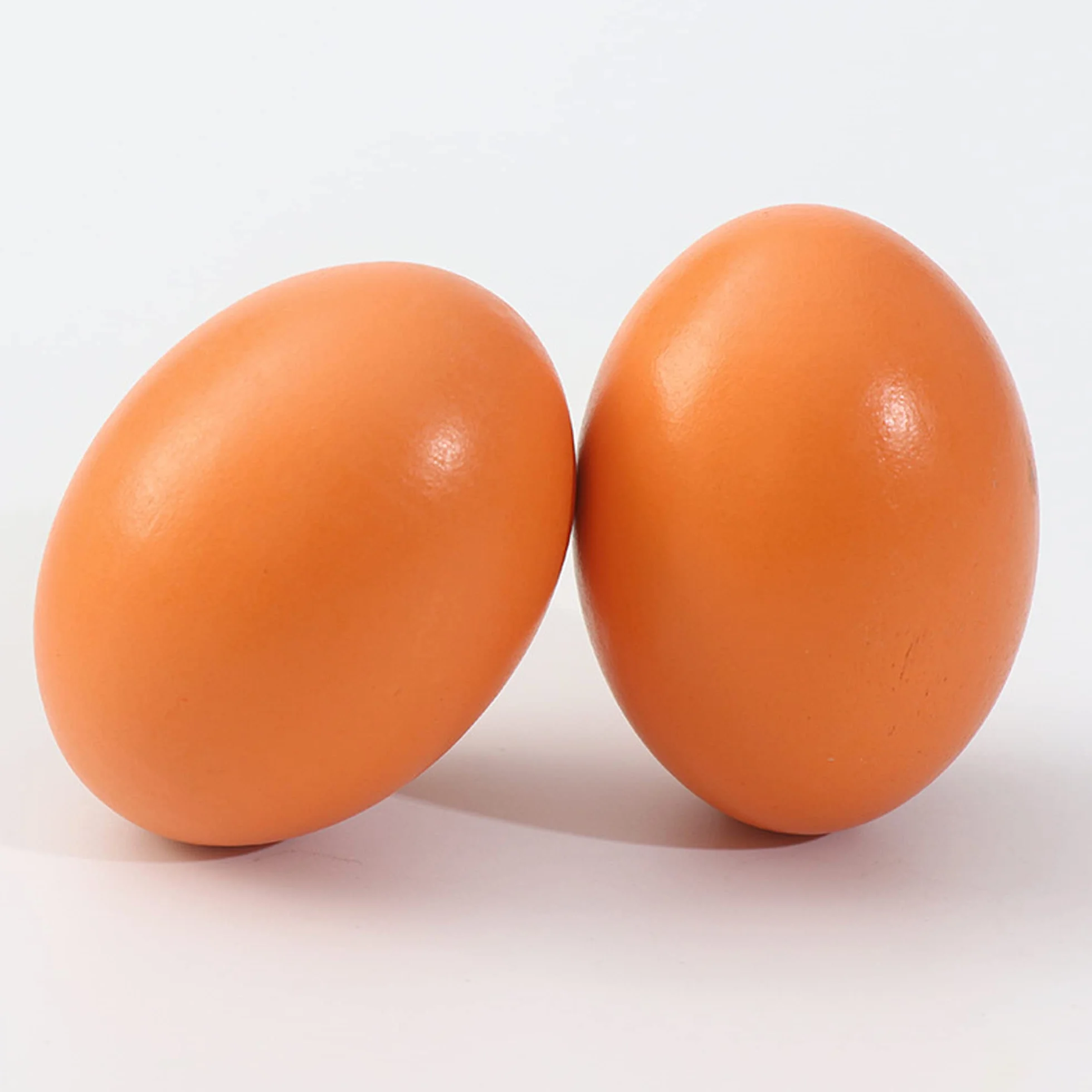 Œufs en Bois Artificiels pour Poules - Lot de 5