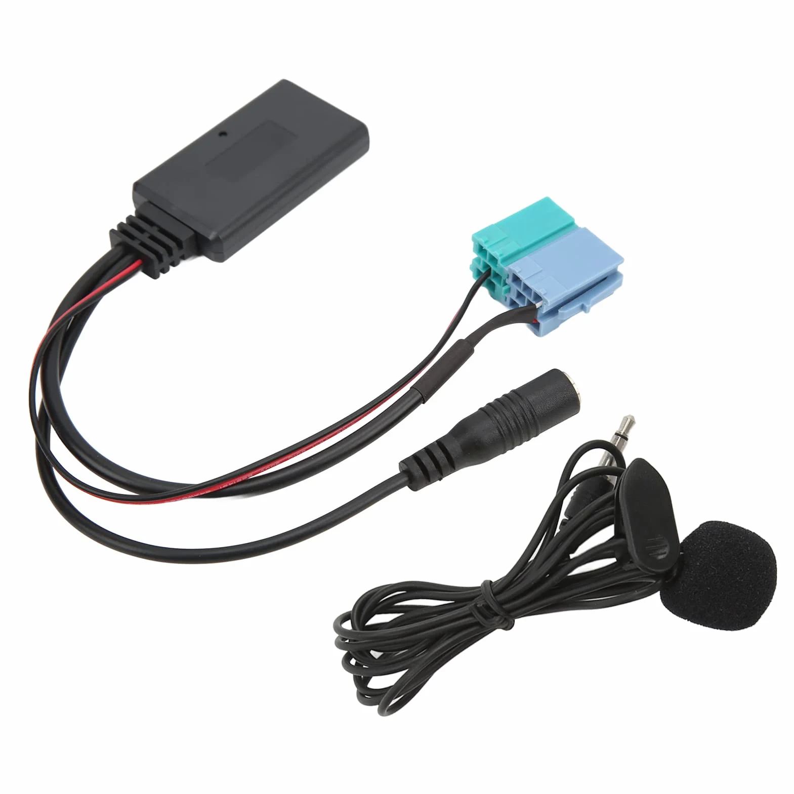 Kabel Samochodowy Bluetooth AUX IN 6 + 8-pinowy Adapter Bluetooth AUX IN Wymiana Mikrofonu Bez Użycia Rąk Dla Fiata Bravo dla Radia od 2007