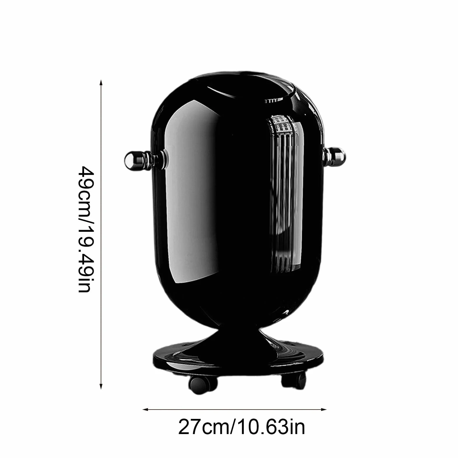 Poubelle De Cuisine 15 Litres Avec Roues Organisateur De Stockage Salle De Bain
