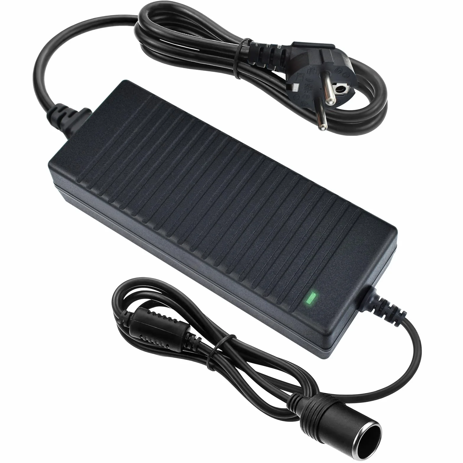 Przetwornica napięcia, 230 V, 12 V, 12 V, 15 A, 180 W, zasilacz AC-DC z zapalniczką samochodową