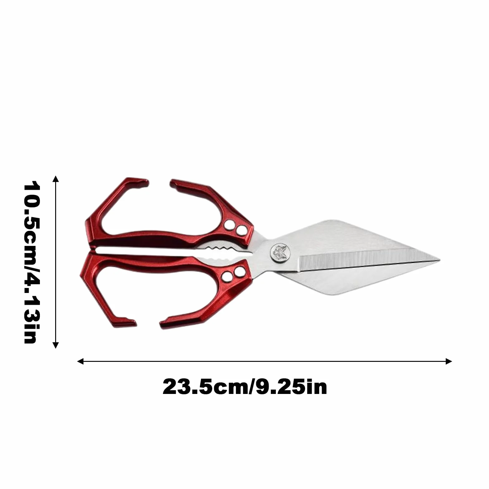 Ciseaux de Cuisine Acier Inoxydable Multifonctionnels pour Découper Poulet Poisson Crabe