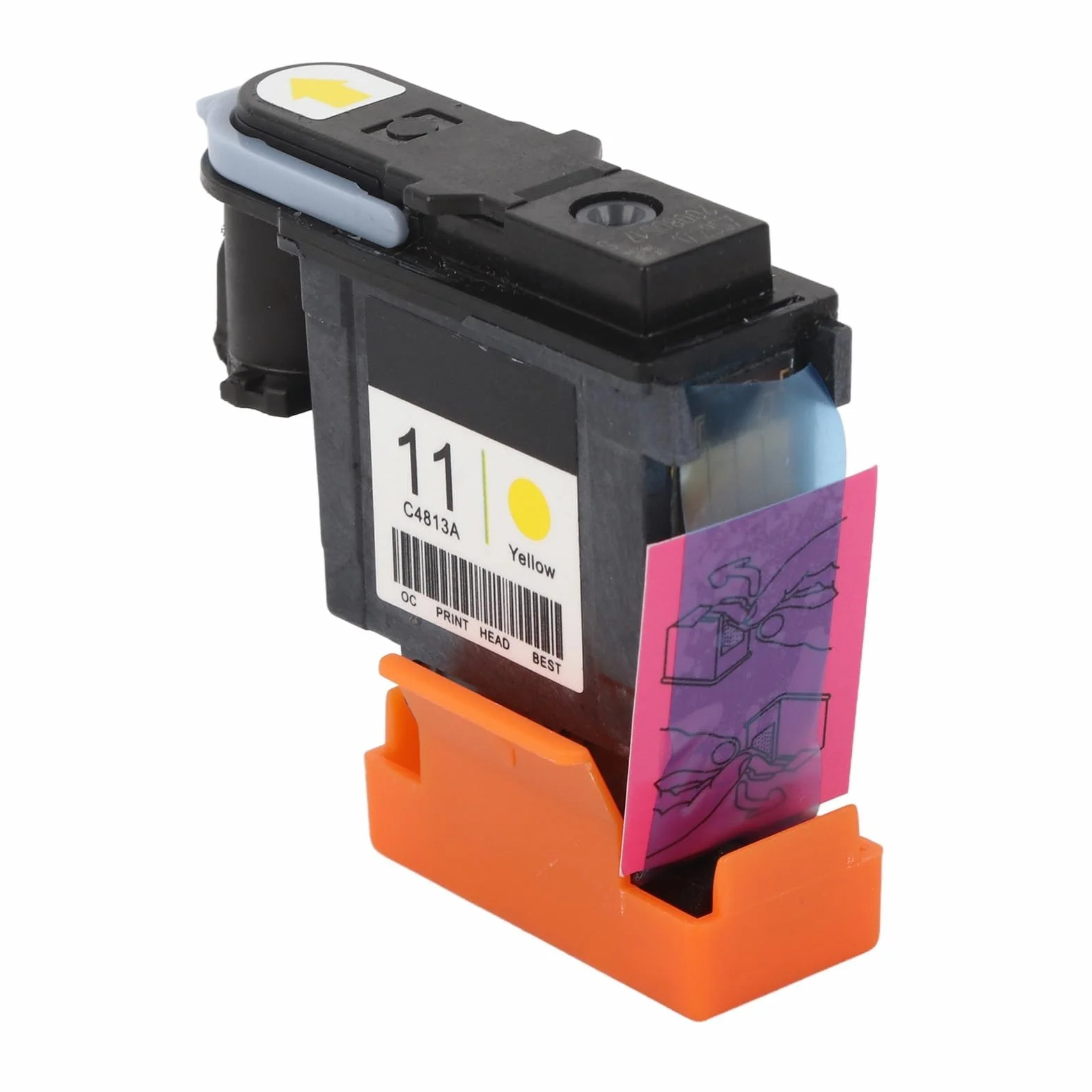 Conception Jet Treah Imprinthe ABS Colorfast Imprimante Tête d'impression Jaune pour HP Designjet 100 110 111 500 510 800 813