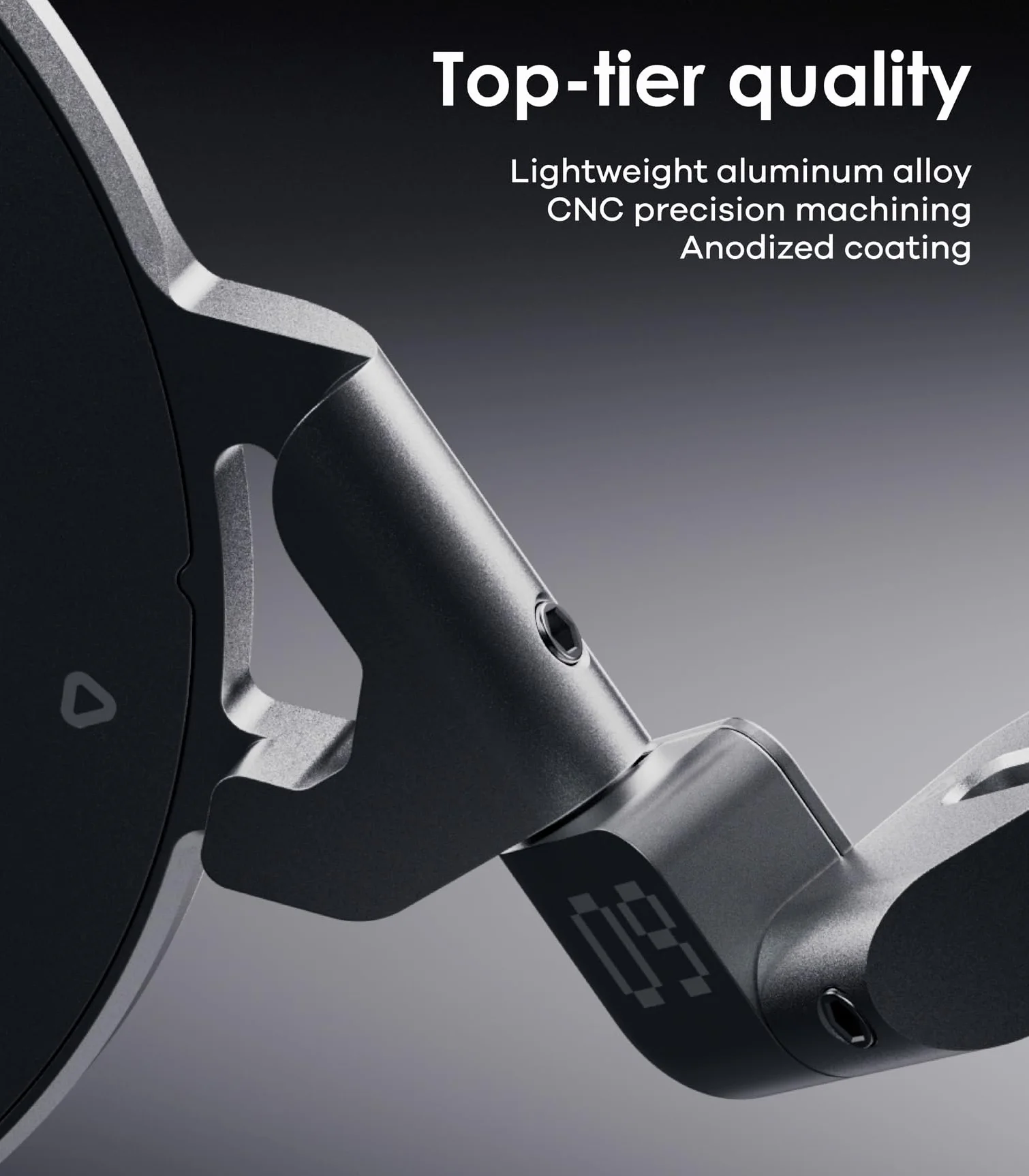 Aulumu G09 uchwyt na telefon komórkowy MagSafe, obracany o 360°, aluminiowy dwustronny magnetyczny uchwyt na palec do iPhone 17 16 15 14 13 12 i etui na telefon komórkowy Samsung, czarny