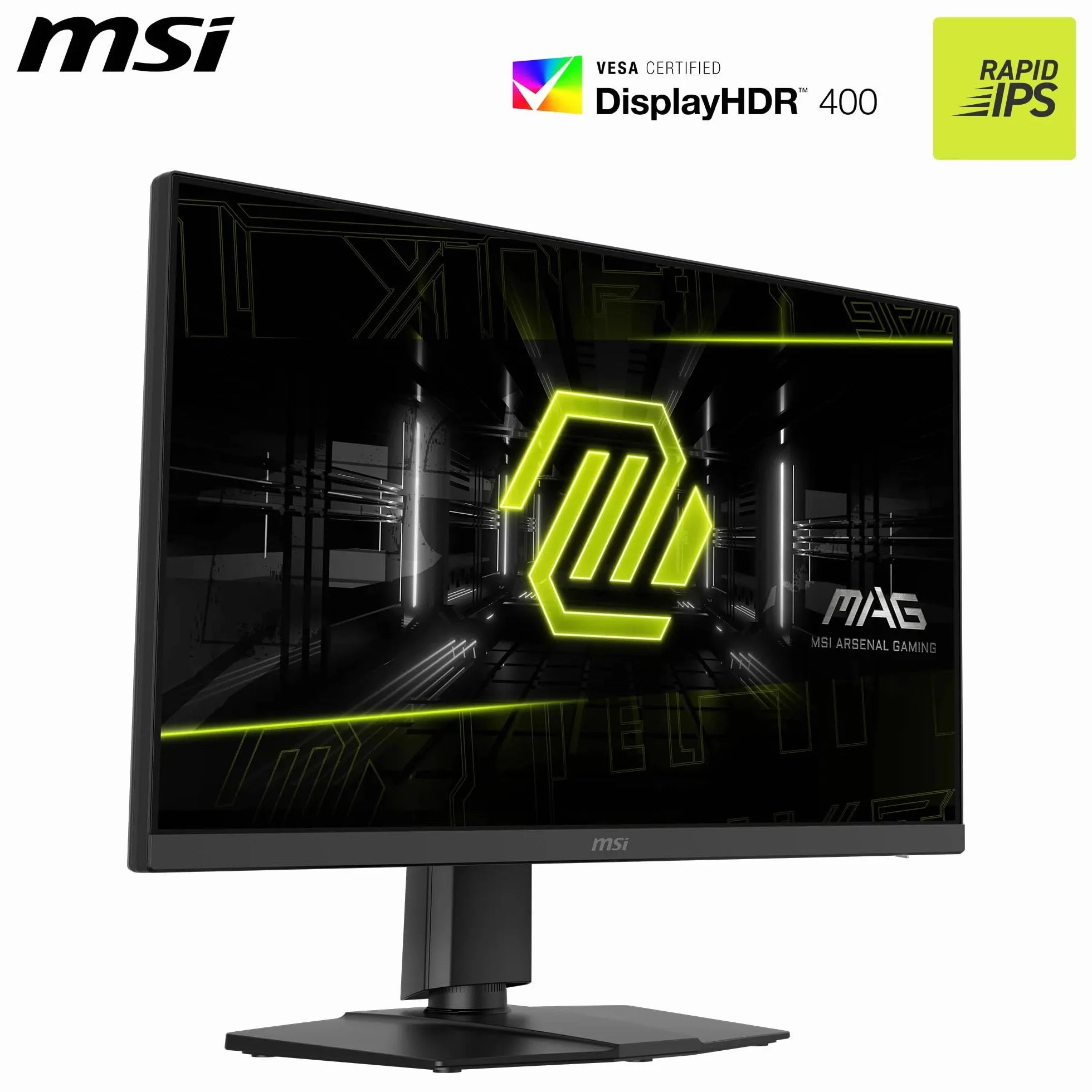 MSI MAG 272URDF E16 Gaming Display 27'' UHD - Szybki panel IPS 3840 x 2160, 0,5 ms, DisplayHDR 400, AI Vision, tryb podwójny, HDMI 2.1, DP 1.4a, nachylenie i regulacja wysokości, czarny