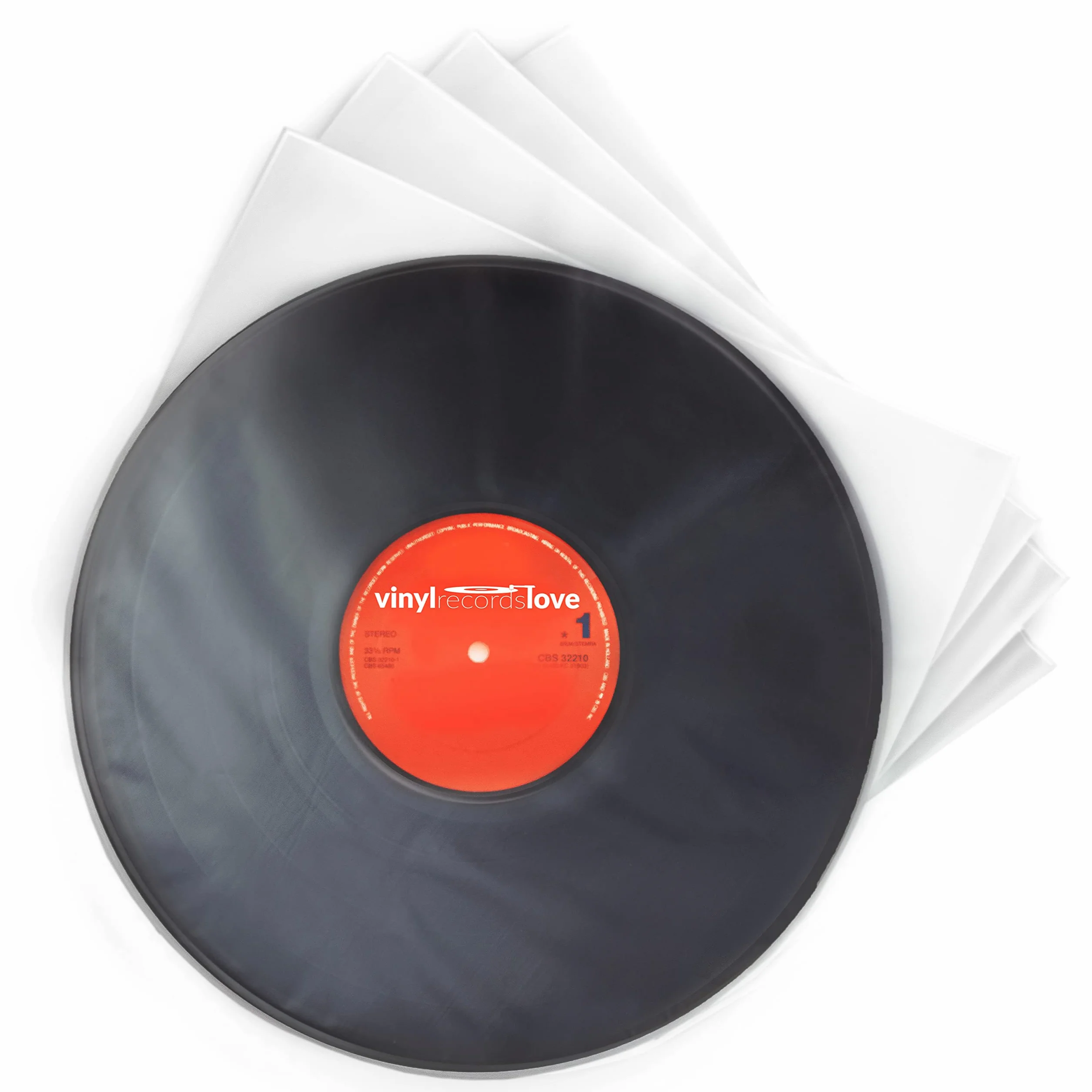 Pochette Vinyle 33 Tours 50 Pièces Protection Antistatique pour Disques 12"