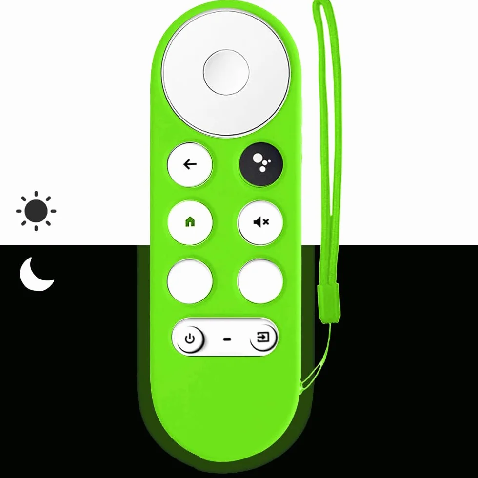 Boîtier de Télécommande Silicone pour Google Chromecast 2020 4K 2022 HD, Coque Antidérapante