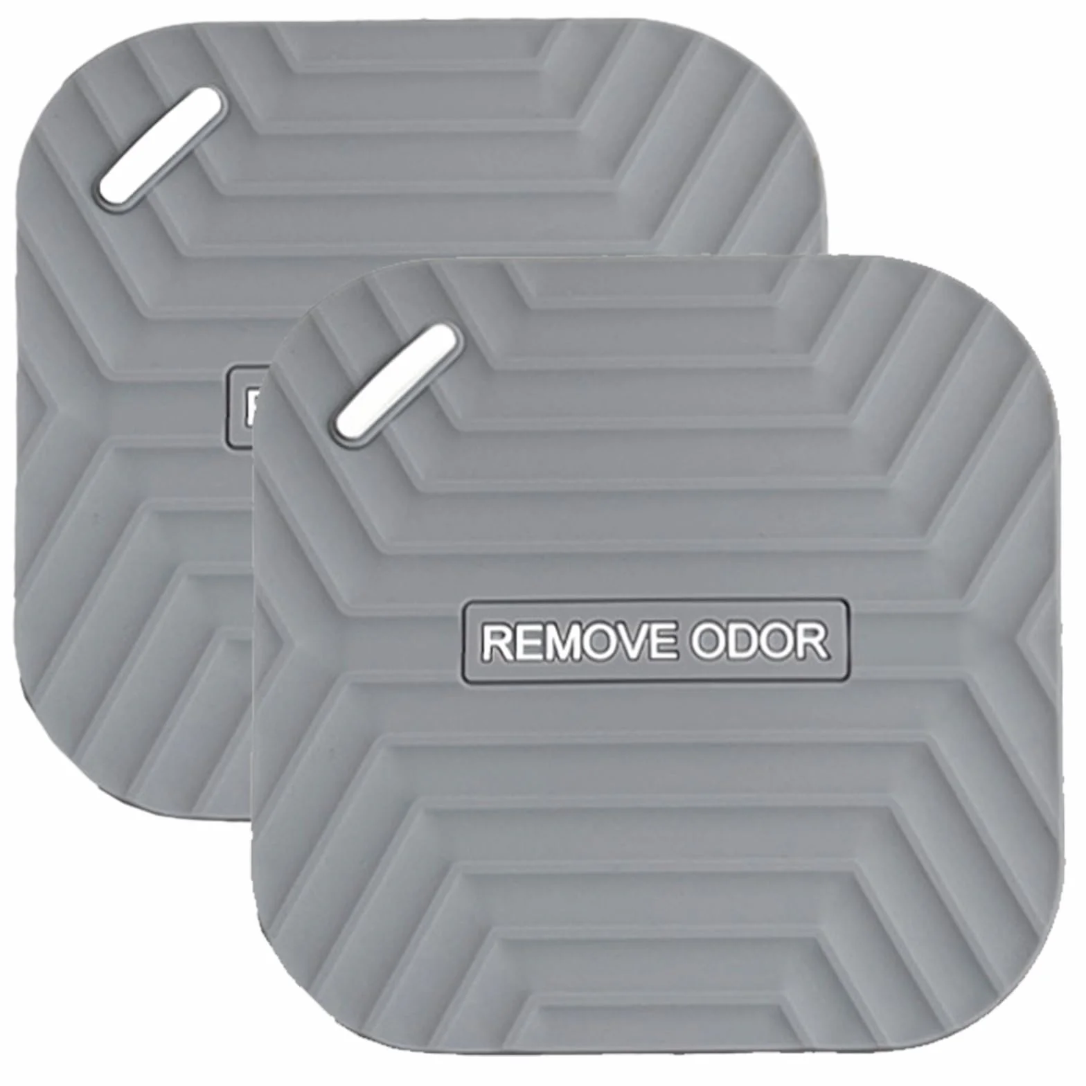 Bouchon de Vidange de Douche Anti Odeur en Silicone Gris, Clapet Anti Retour Universel Lot de 2