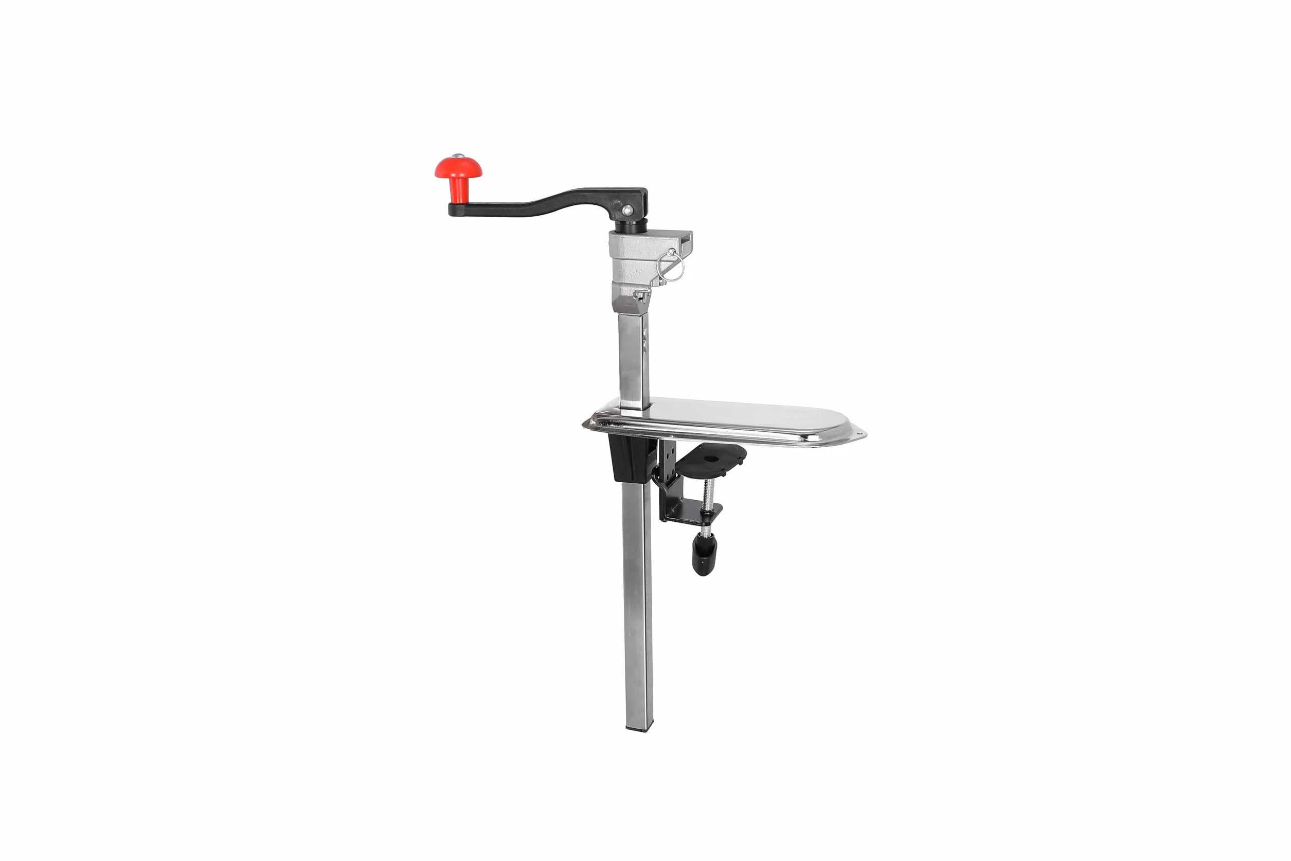 Hakka Ouvre-boîtes Commercial, Ouvre-Boîtes Robustes Jusqu'à 33 cm (13") avec Support de Table à Pince, Installation Sans Perçage, Idéal pour Les Restaurants, Cuisines, Cafétérias et Usage Domestique