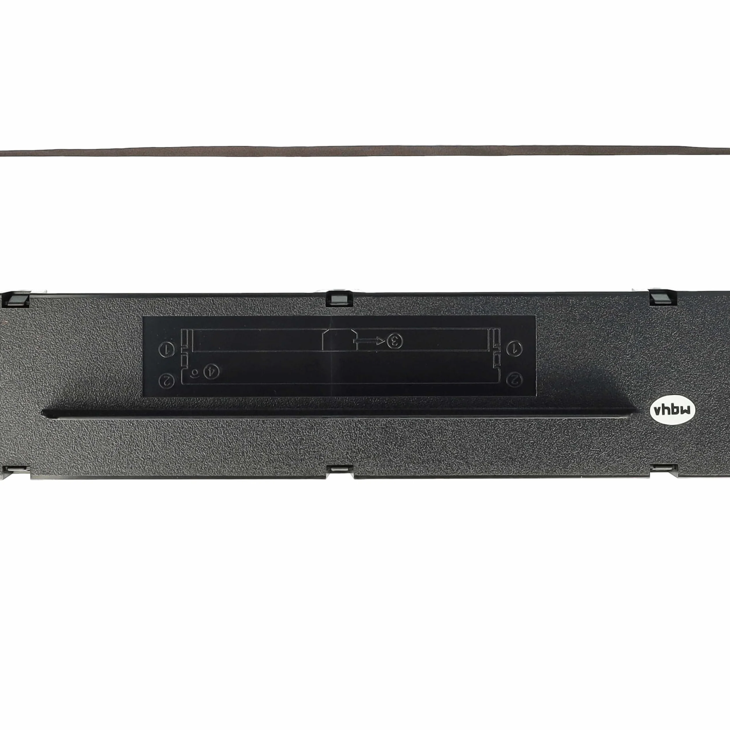 vhbw Ruban encreur remplacement pour Tally 099061L, 099003L, 099004L imprimante matricielle noir