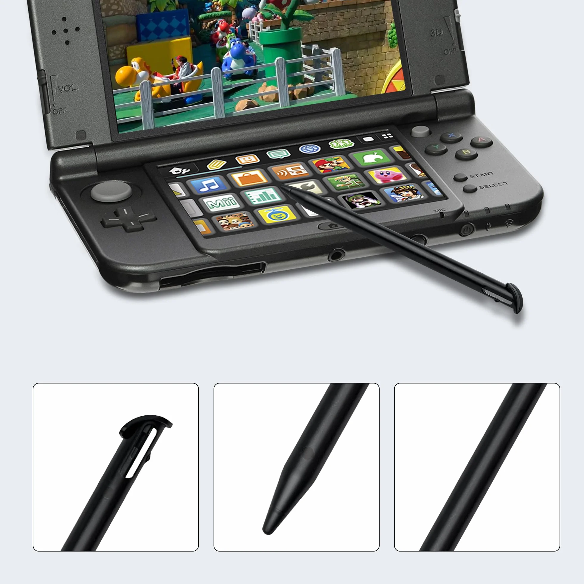 Mcbazel 8 sztuk rysika, rysik do ekranu dotykowego, rysik Stylus Pen do New Nintendo 3DS XL