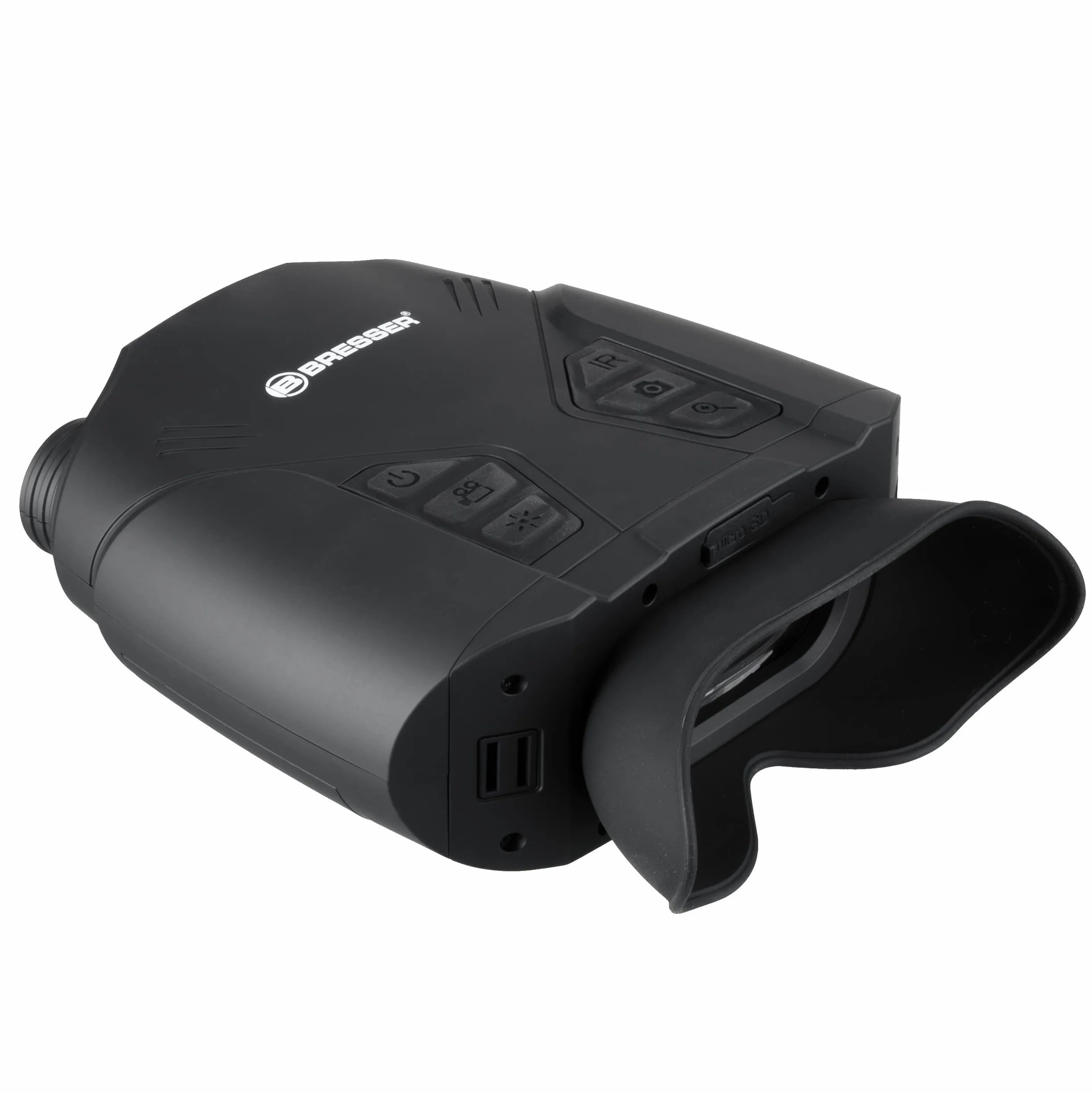 Bresser Cyfrowy noktowizor Binokular 3X Nightlux 200 Pro z zoomem cyfrowym (2-krotny), oświetleniem na podczerwień, dużym wyświetlaczem, funkcją zdjęć i wideo