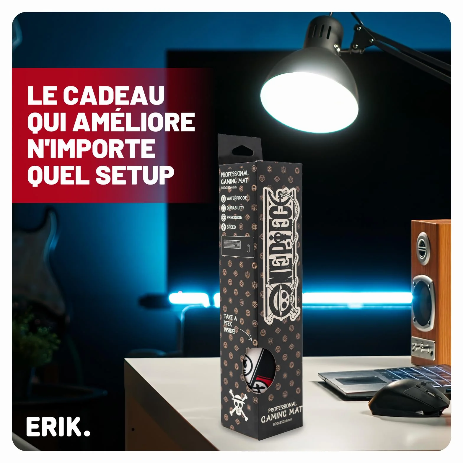 Tapis de Souris Gamer XXL One Piece 80 x 35 cm Sous Licence Officielle