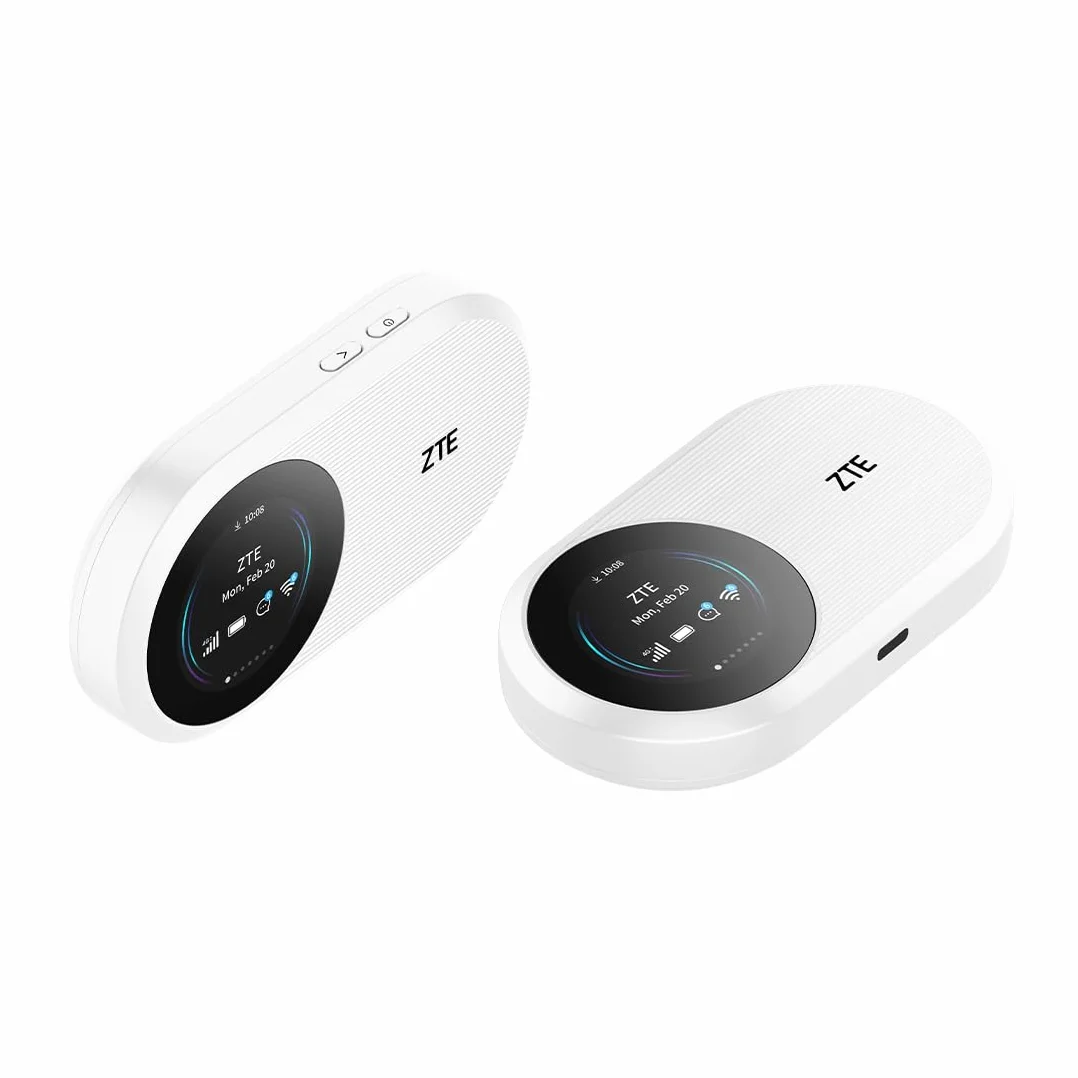 ZTE U10S Pro Wi-Fi 6 GHz Wi-Fi 4 router, 4G + LTE, 32 urządzenia, akumulator 10 godzin, globalny, 2,4 GHz, 5 GHz, biały