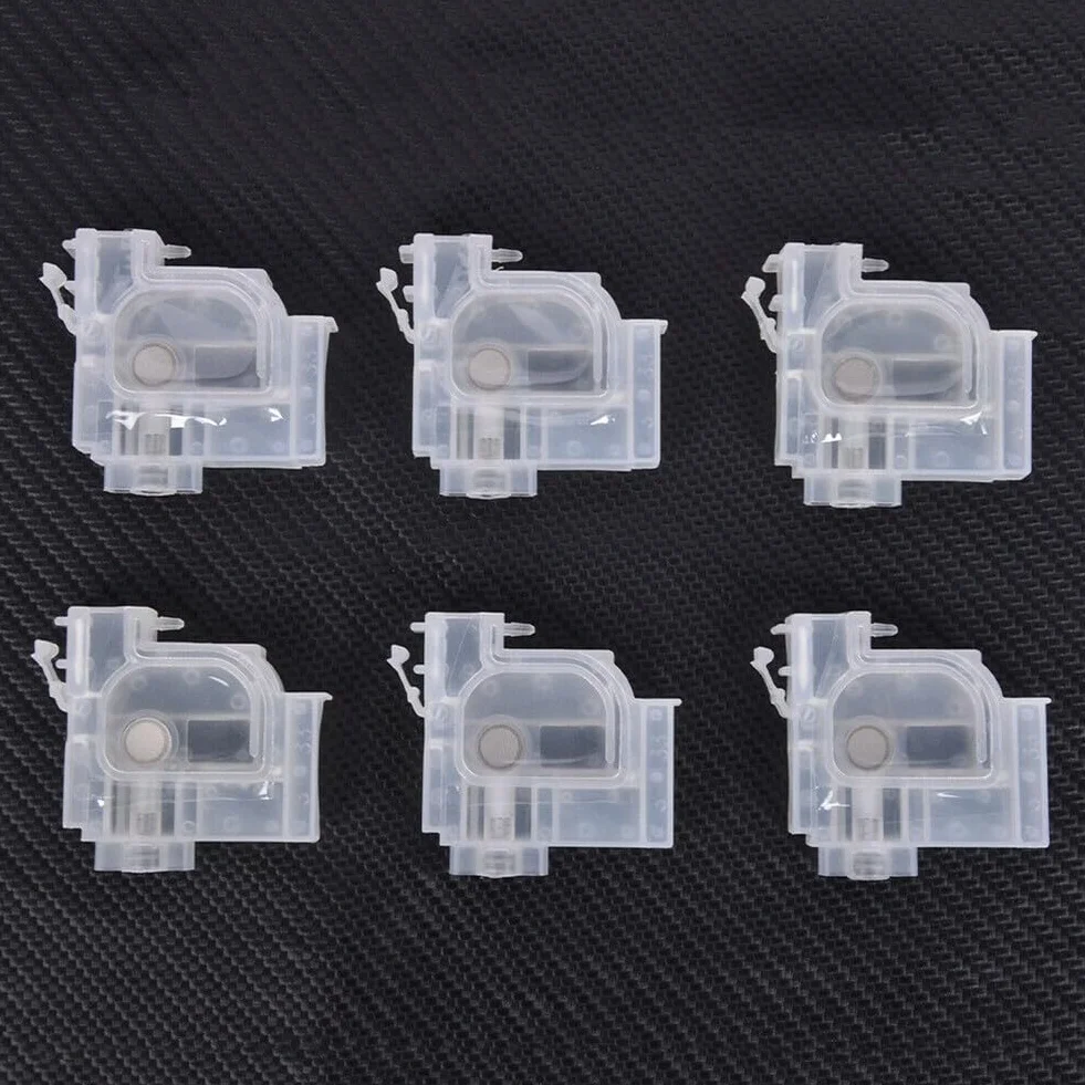 Amortisseurs d'encre transparents pour imprimante L1300 L1800 L800 L801 L850 L300 Lot de 6