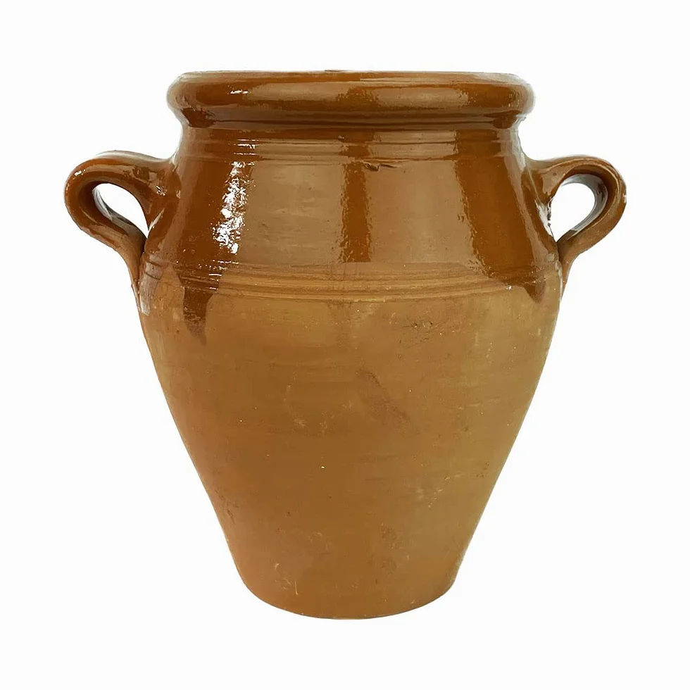 Tanjia marocaine de marrakech, artisanat marocain fait à la main 21 x 15 x h20 cm environ.