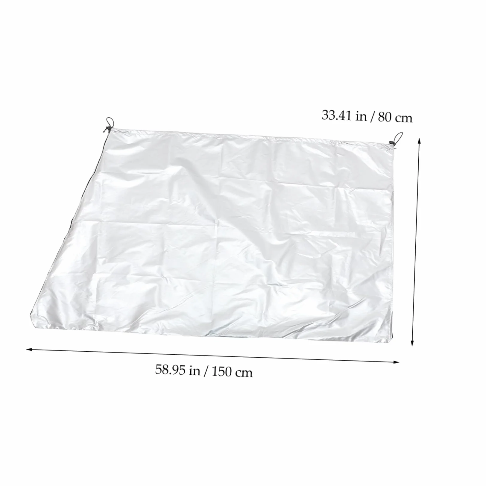 SECFOU Łatwy W Montażu Pokrowiec Na Teleskop 210d Oxford Rain Cover I Uv Do Teleskopu Silver 150x85cm