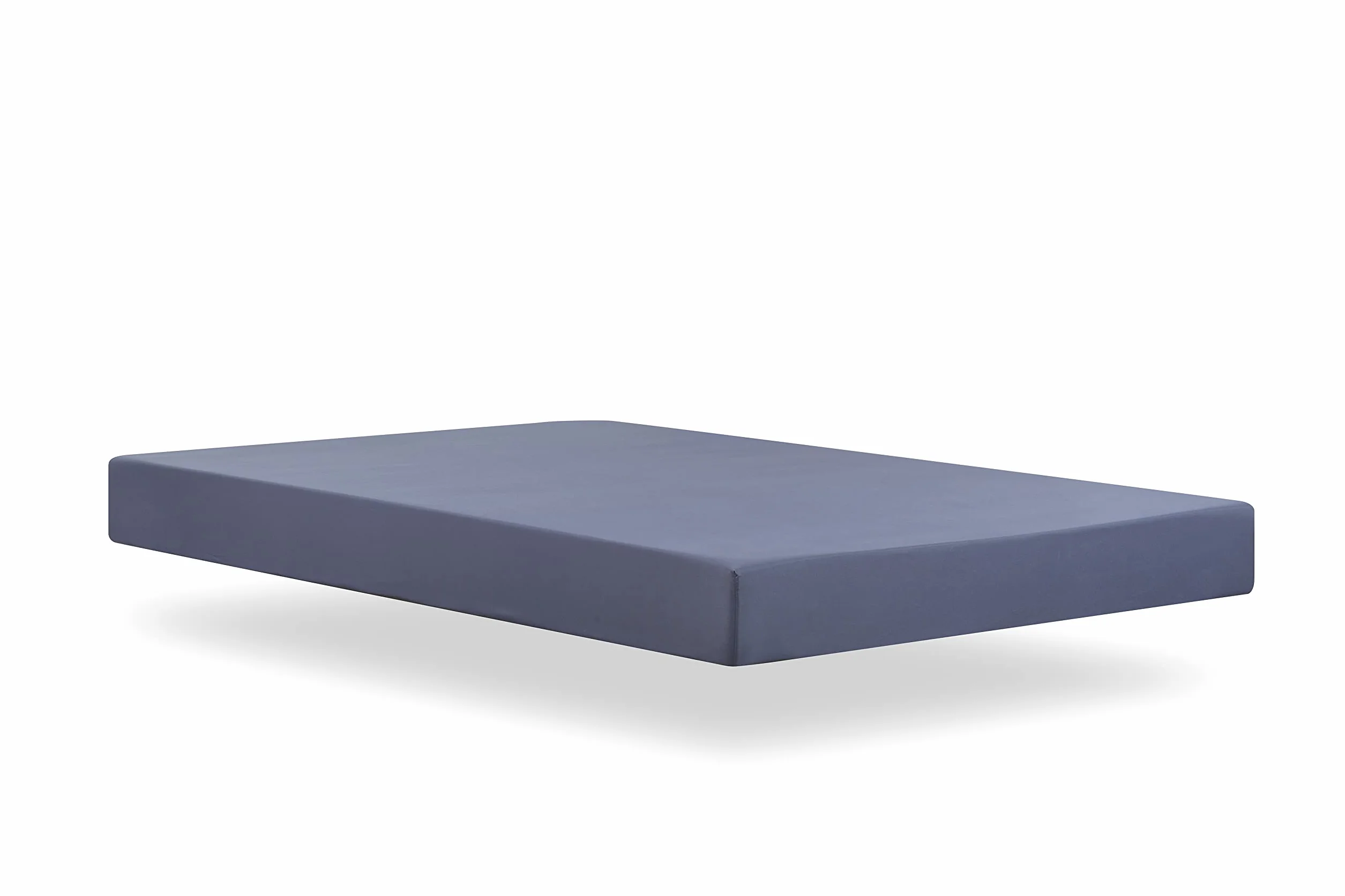 Drap Housse réglable en Microfibre brossé Extra Doux Bleu Grisé Lit 120 x 190/200 cm