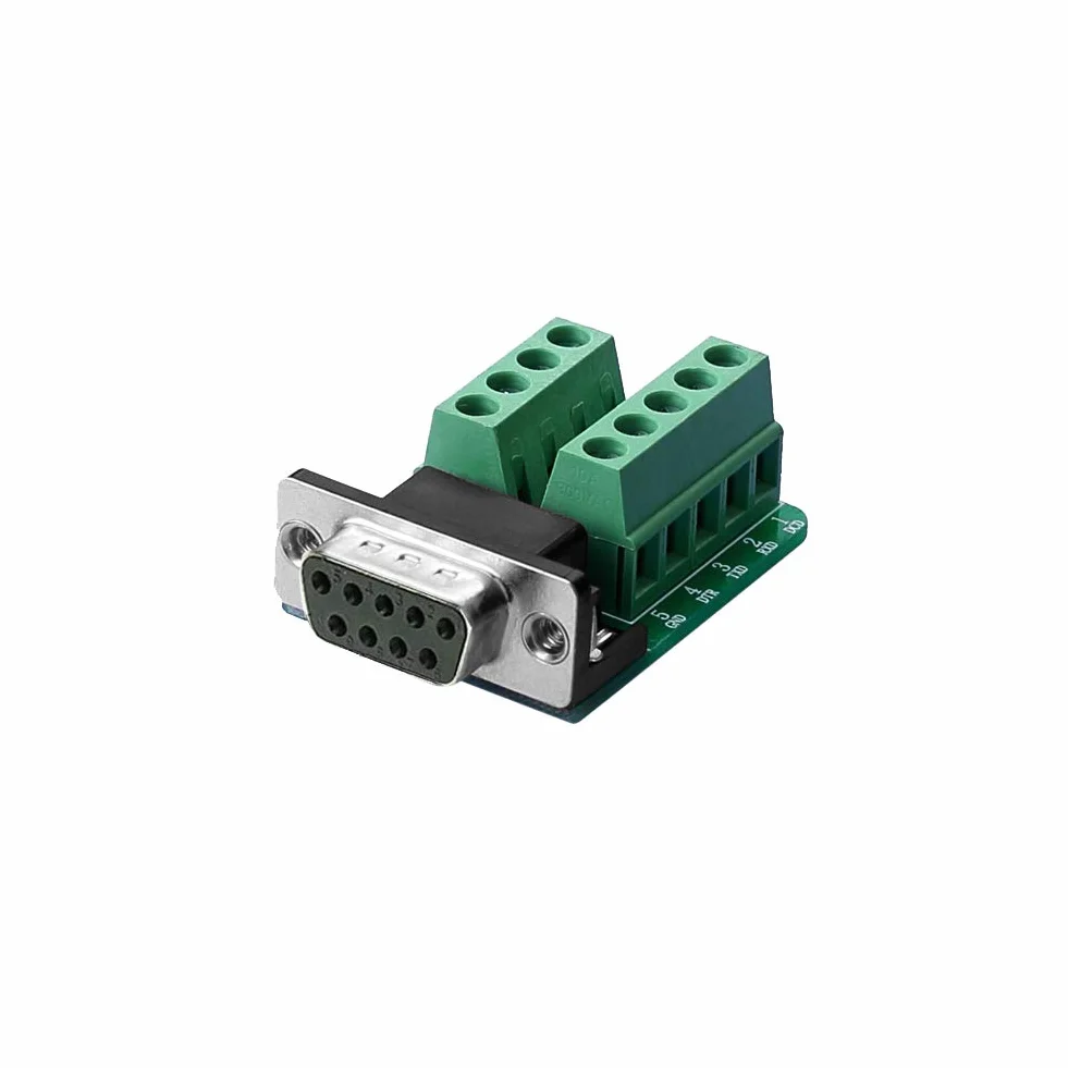 Adaptateur RS232 D-SUB DB9 Femelle vers Connecteur Terminal