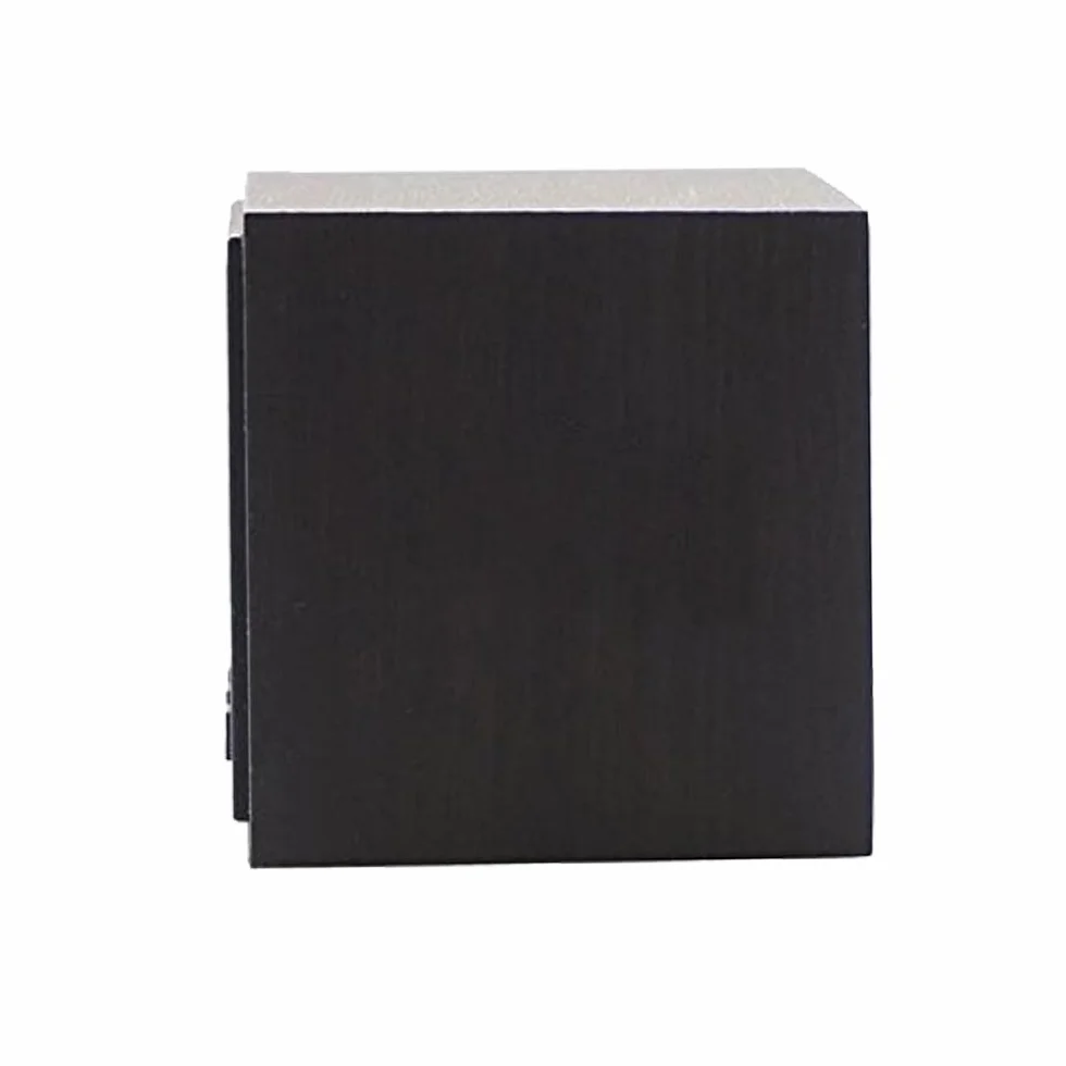 Onerbuy Horloge de Voyage Portable avec écran LCD - Réveil Numérique en Bois Cube Tactile Sonore