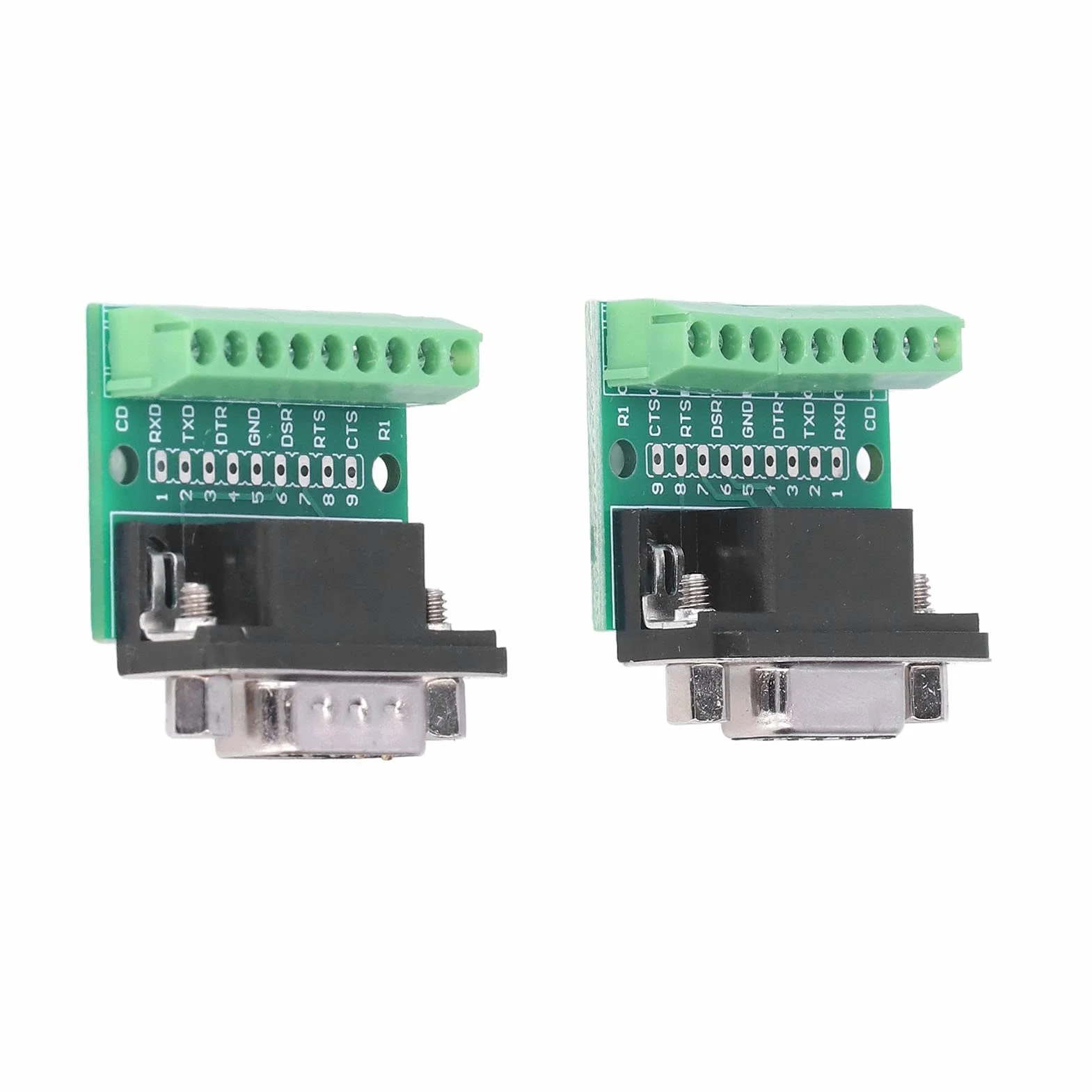 Adaptateurs de câble DB9 mâle femelle connecteur borne à vis 9 broches pour RS232 RS485