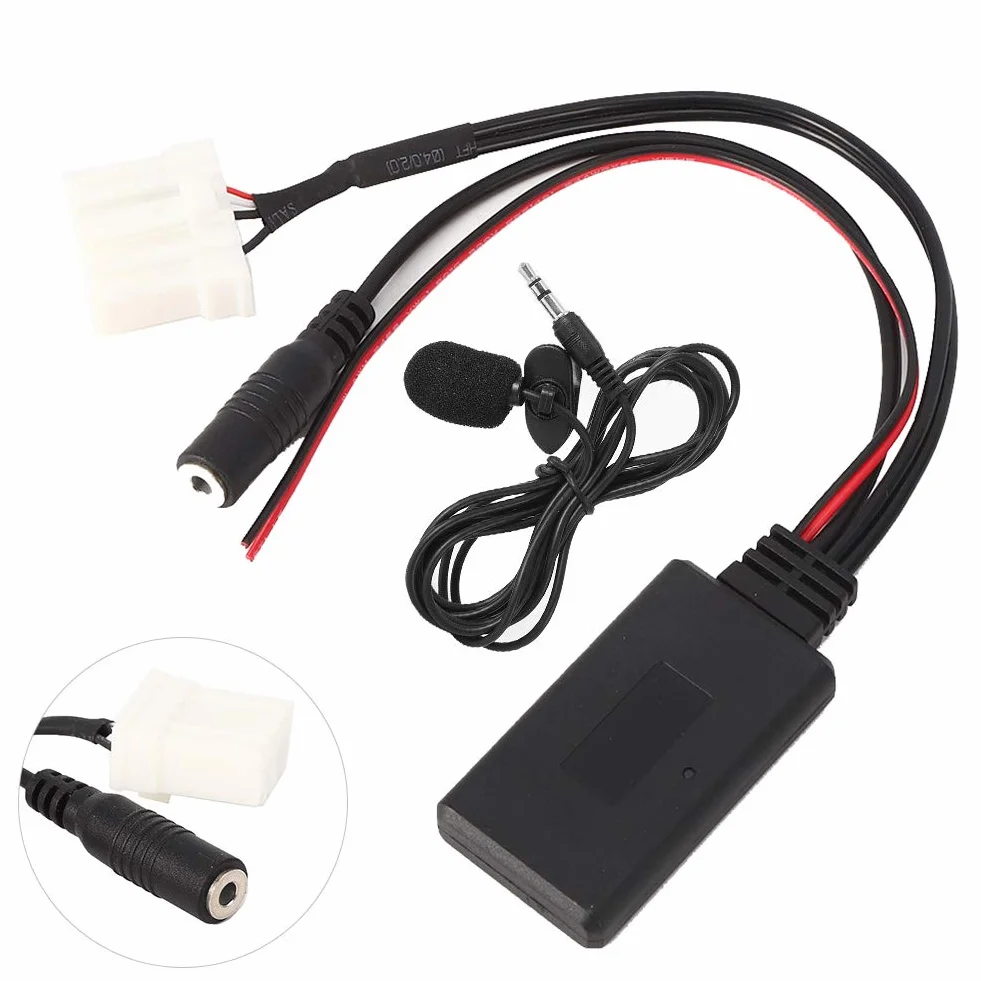 2007 3 Bluetooth Zestaw Mx5 Kabel Auxin Adapter Samochodowy 5.0 Mikrofon - Pasuje do 2 3 5 6 Rx8