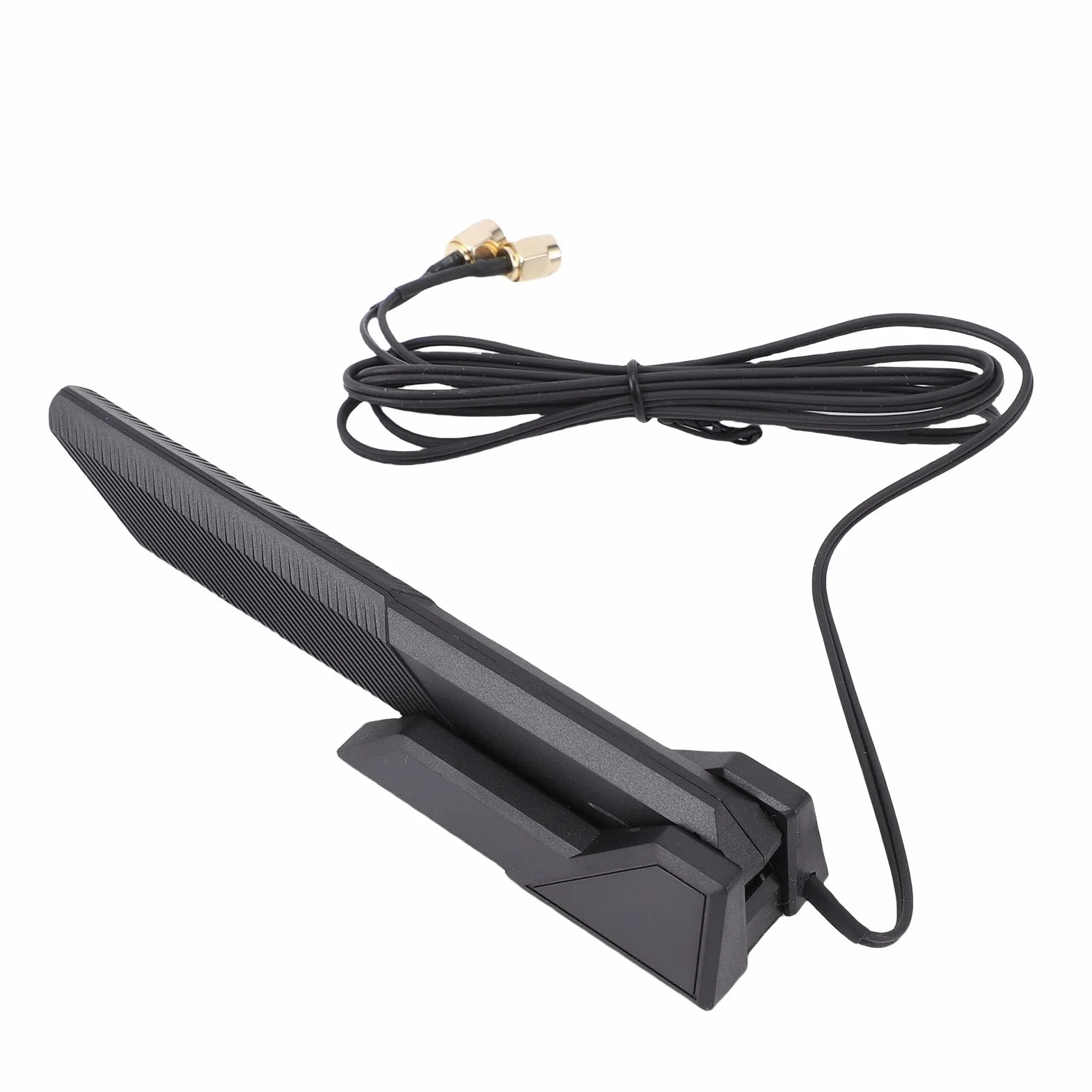 Trójzakresowa Antena WiFi, 2,4 GHz 5,8 GHz 6 GHz 12 DBi Antena SMA WiFi Podstawa Magnetyczna z Przedłużaczem 140 Mm/5,5 Cala, do Komputera Stacjonarnego Karta WiFi PCIe Router
