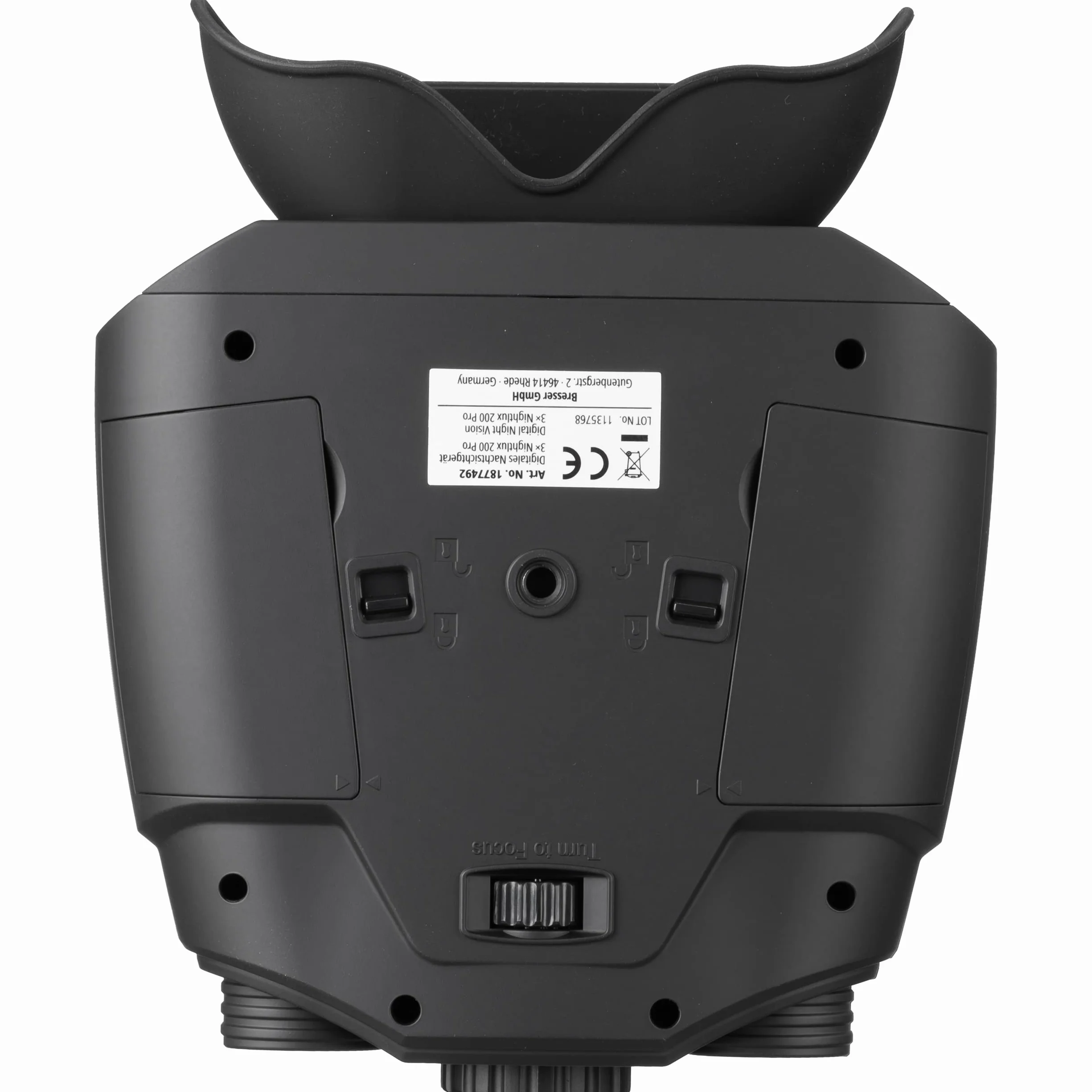 Bresser Cyfrowy noktowizor Binokular 3X Nightlux 200 Pro z zoomem cyfrowym (2-krotny), oświetleniem na podczerwień, dużym wyświetlaczem, funkcją zdjęć i wideo
