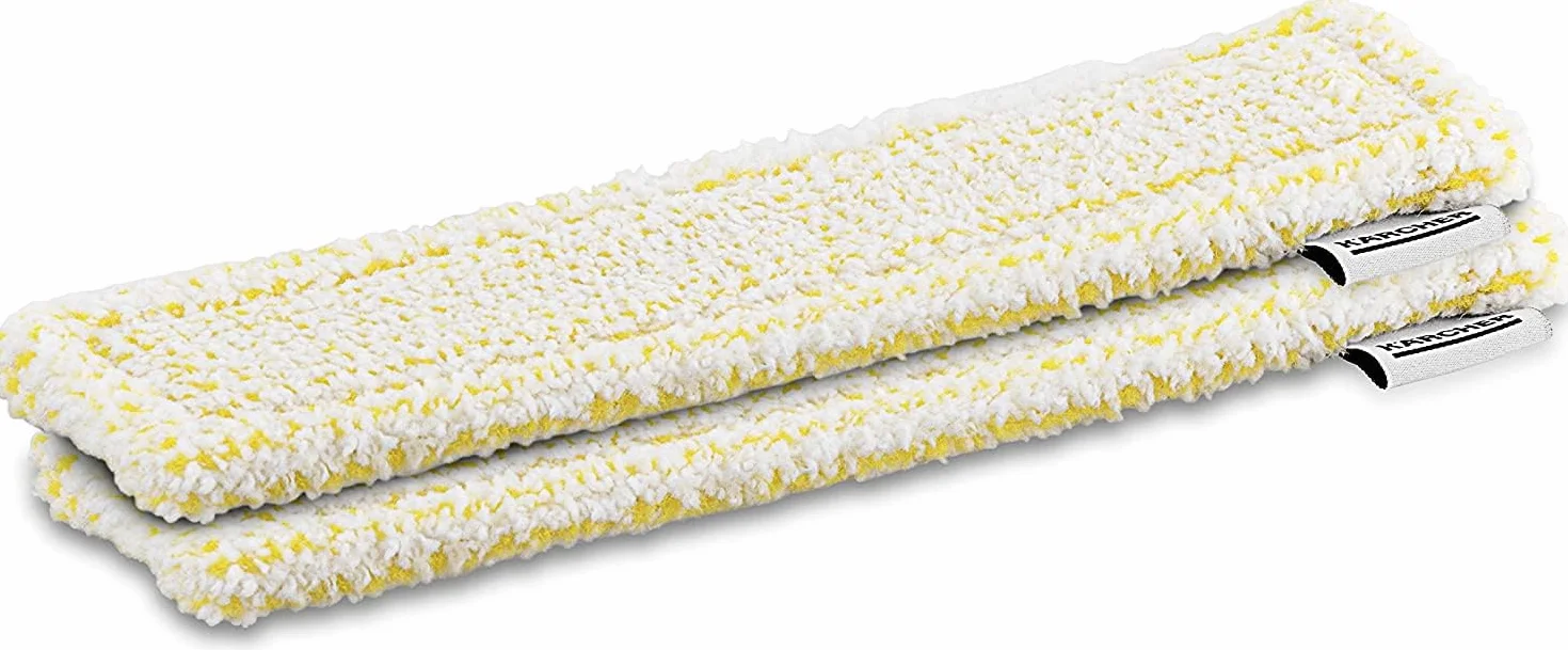 Kärcher WV Housse de Vadrouille en Microfibre 2 Pièces pour Vaporisateurs WV
