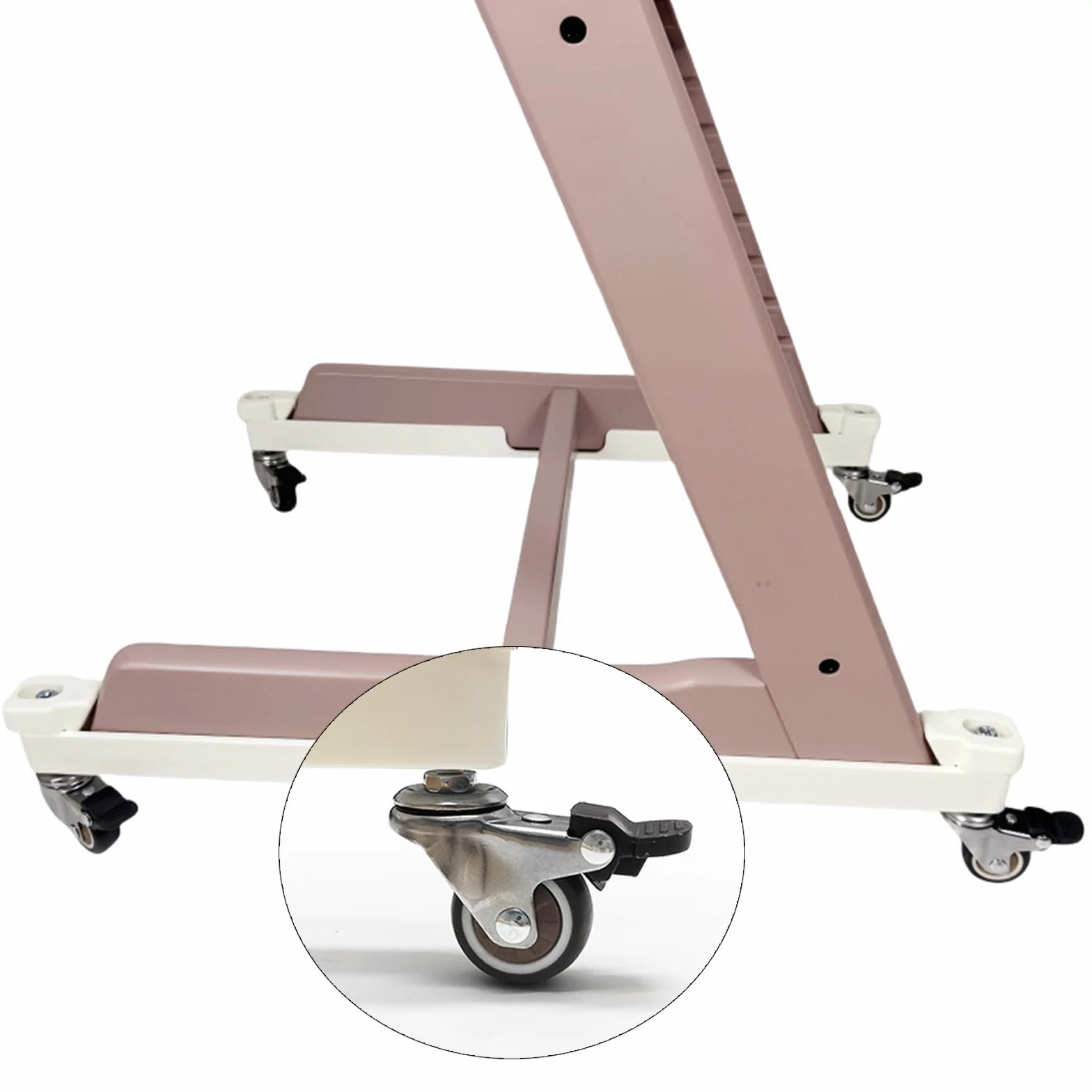 Roulette Compatible avec Stokke Tripp Trapp, Silencieuses Roulette Rotation à 360 Degrés Sans Rayures avec Verrous de Sécurité pour Tous les sols