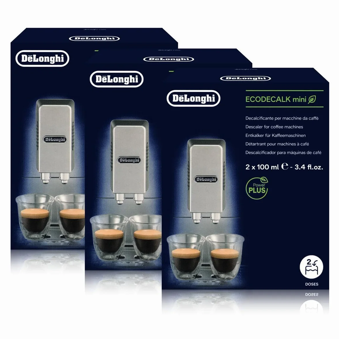 Détartrant Delonghi EcoDecalk 2 x 100 ml lot de 3