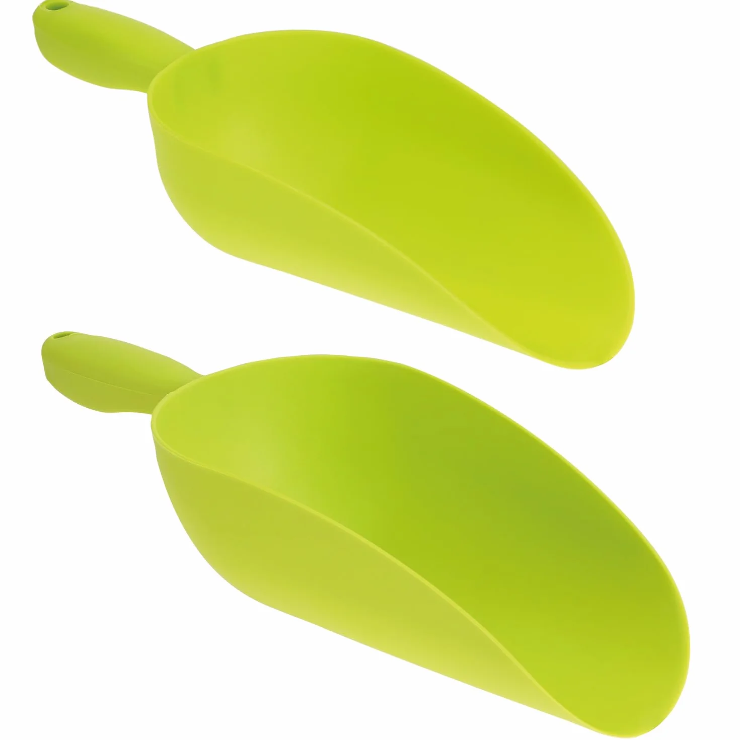 COM-FOUR® Pelle à nourriture pour animaux 28,5 cm 32,5 cm Plastique Doseuse Pesée