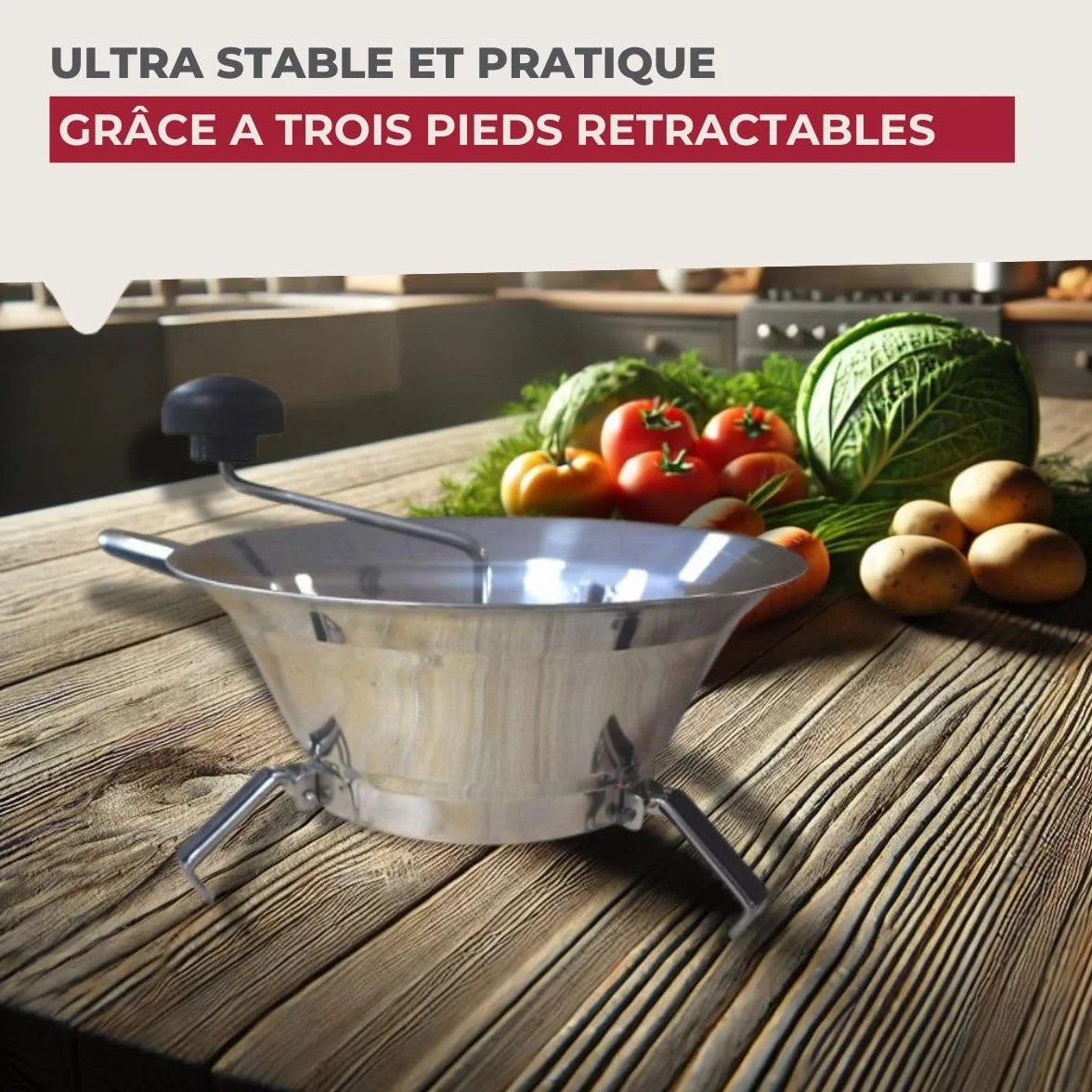 Fackelmann Moulin à légumes inox 24 cm