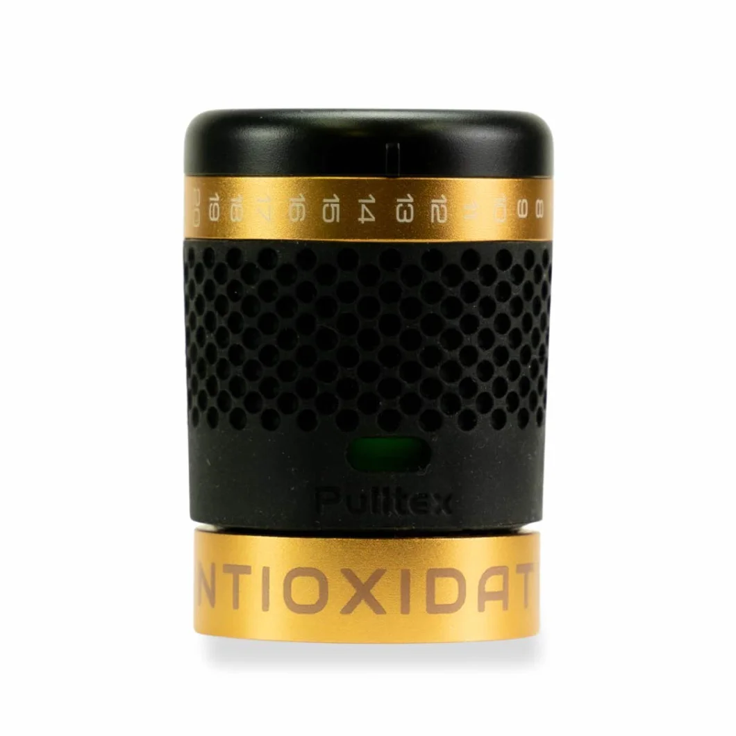 Pulltex - AntiOx Sparkling Wine Stopper avec filtre à charbon actif - Fermeture qui maintient la section et le champagne frais jusqu'à 8 jours