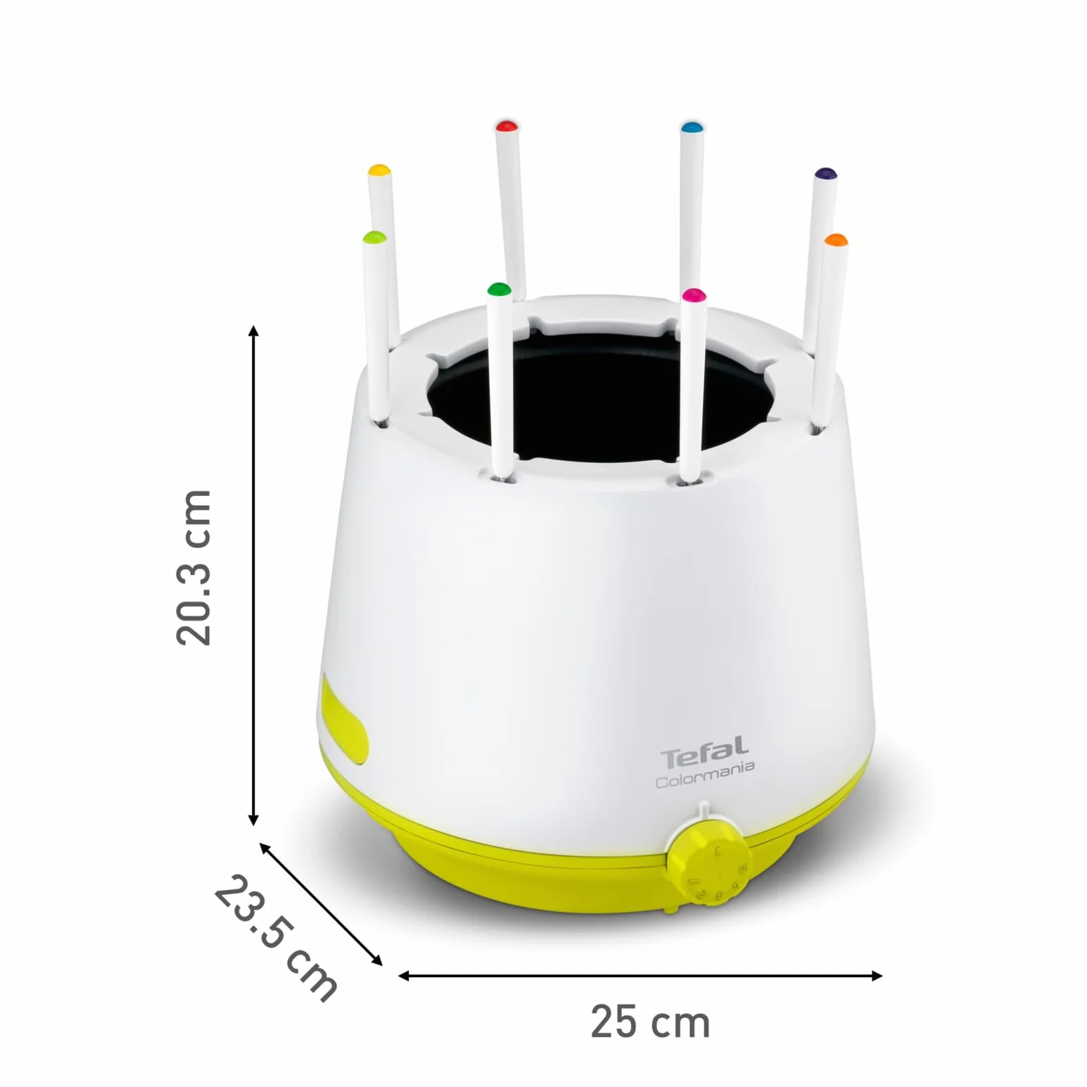 Tefal Appareil à fondue 8 personnes, Fondues Bourguignonnes, Savoyardes, Chocolat, Chinoises, Paroi isolante Thermorespect, Caquelon antiadhésif, Thermostat réglable, Fabriqué en France EF260312