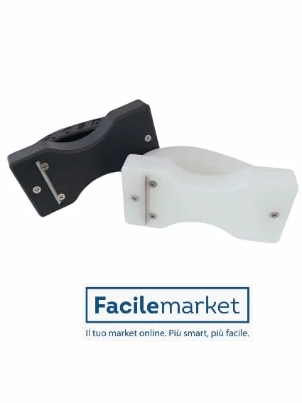 Facilemarket Grattoir pour le nettoyage des planches à découper et des souches en polyéthylèneCouleur blanche, rouge, verte ou noire (selon disponibilité)