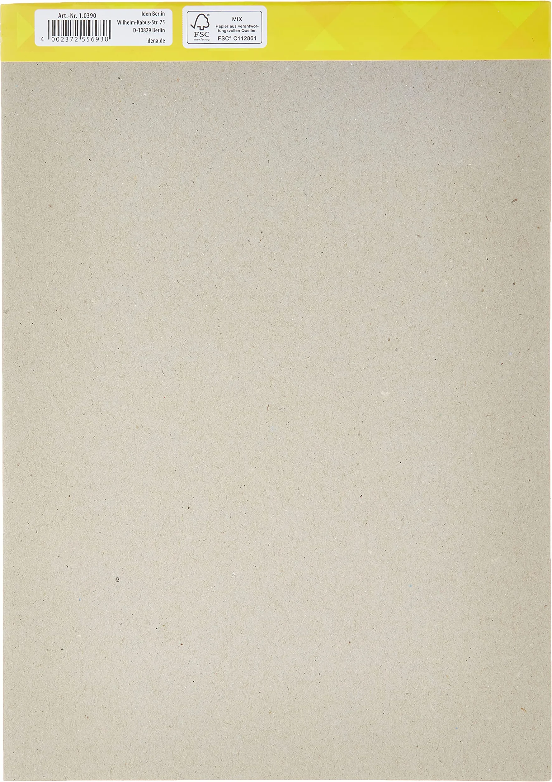 Idena Bloc de papier à peinture A4 100 feuilles 70g/m²