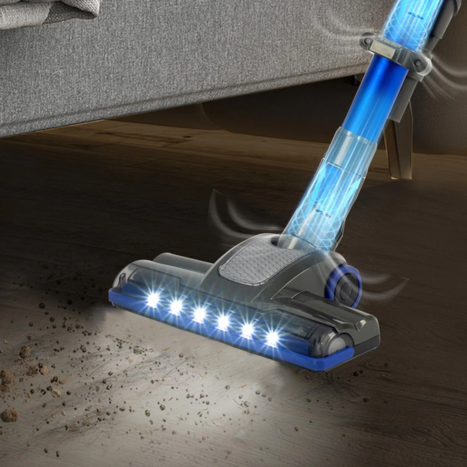 Akitas V8 Aspirateur Balai sans Fil 3en1 à Main et Vertical Léger 22,2V 150 W Batterie Lithium Rechargeable pour Sol, Tapis, Poils d'animaux