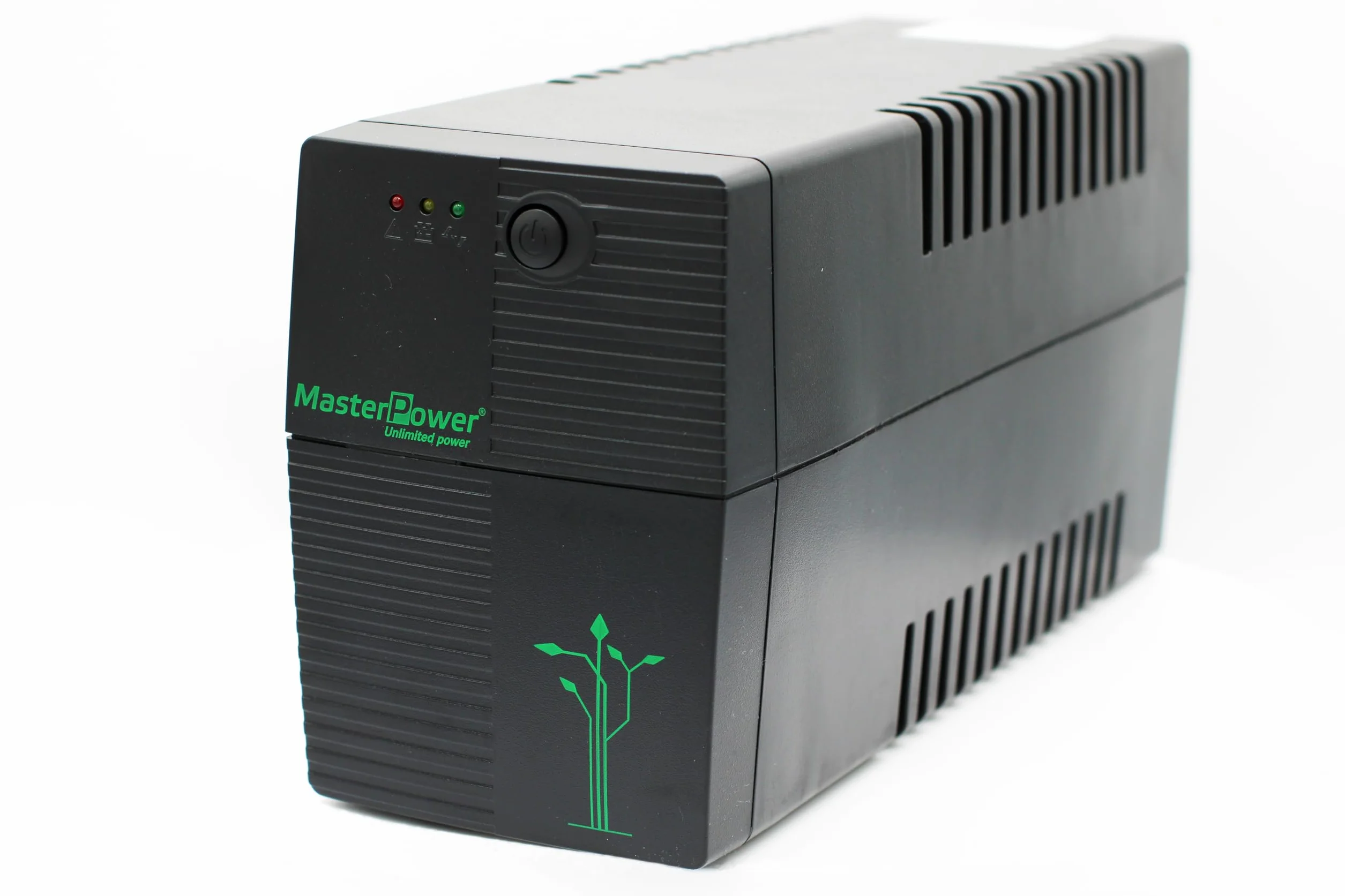 Master Power, Zasilacz bezprzerwowy UPS, UPS 650 VA, stałe napięcie wyjściowe 360 W, 2 gniazda Schuko