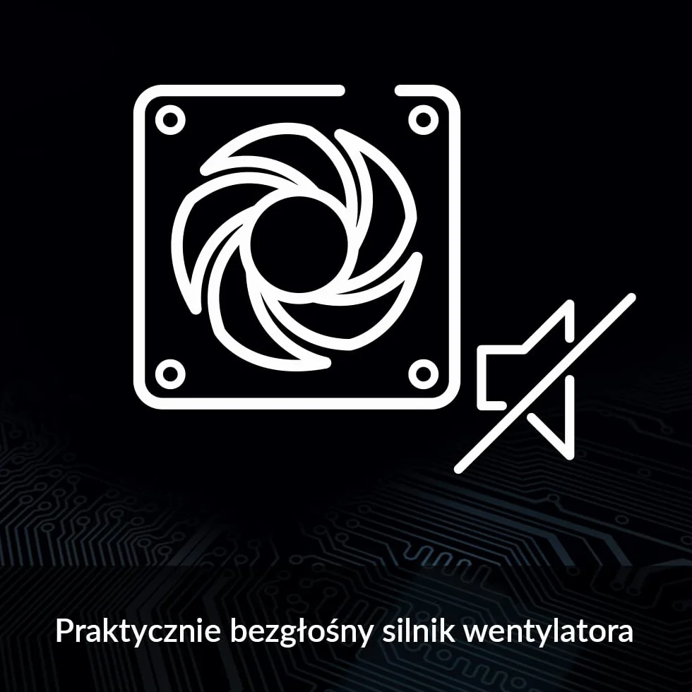 ARCTIC P8 Silent – 80 mm wyjątkowo cichy wentylator, zoptymalizowany pod kątem ciśnienia statycznego, niemal bezgłośny silnik wentylatora, wentylator obudowy, PC, 1600 rpm - Czarny