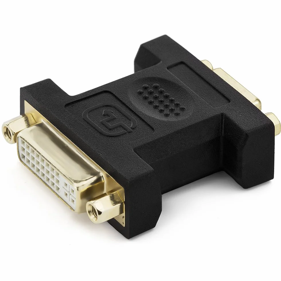 Adapter deleyCON DVI-I Żeński (IN) do VGA Żeński (Out) - do Monitora/projektora VGA - Jednokierunkowy