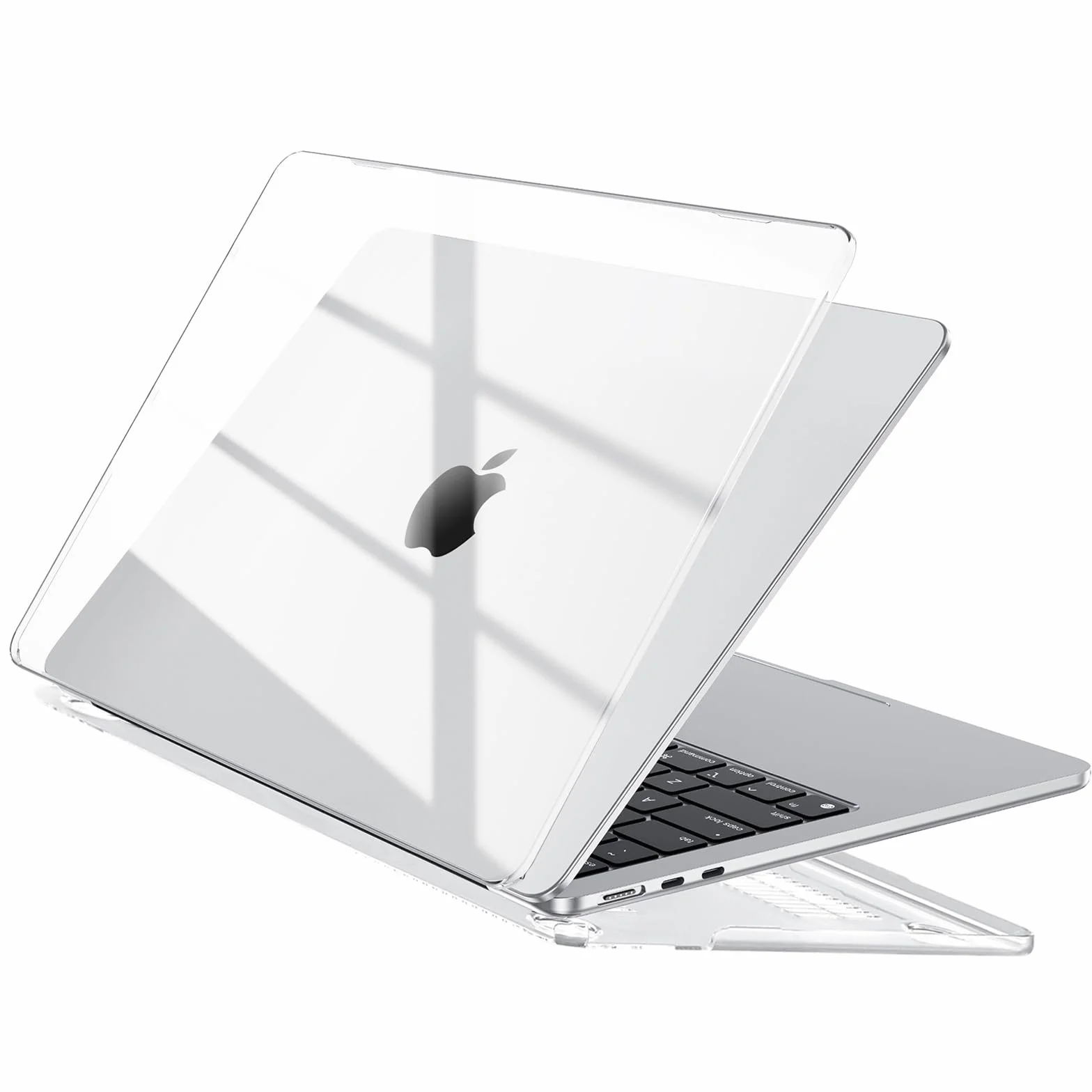 Coque MacBook Air 13,6 Pouces M5 M4 M3 M2 2026 2025 2024 2022 Étui Rigide Transparent