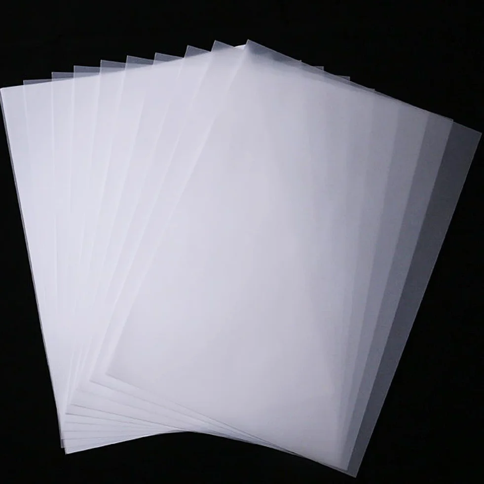 Papier Calque A4 53g/m² 210x297mm Transparent pour Impression Dessin Scrapbooking