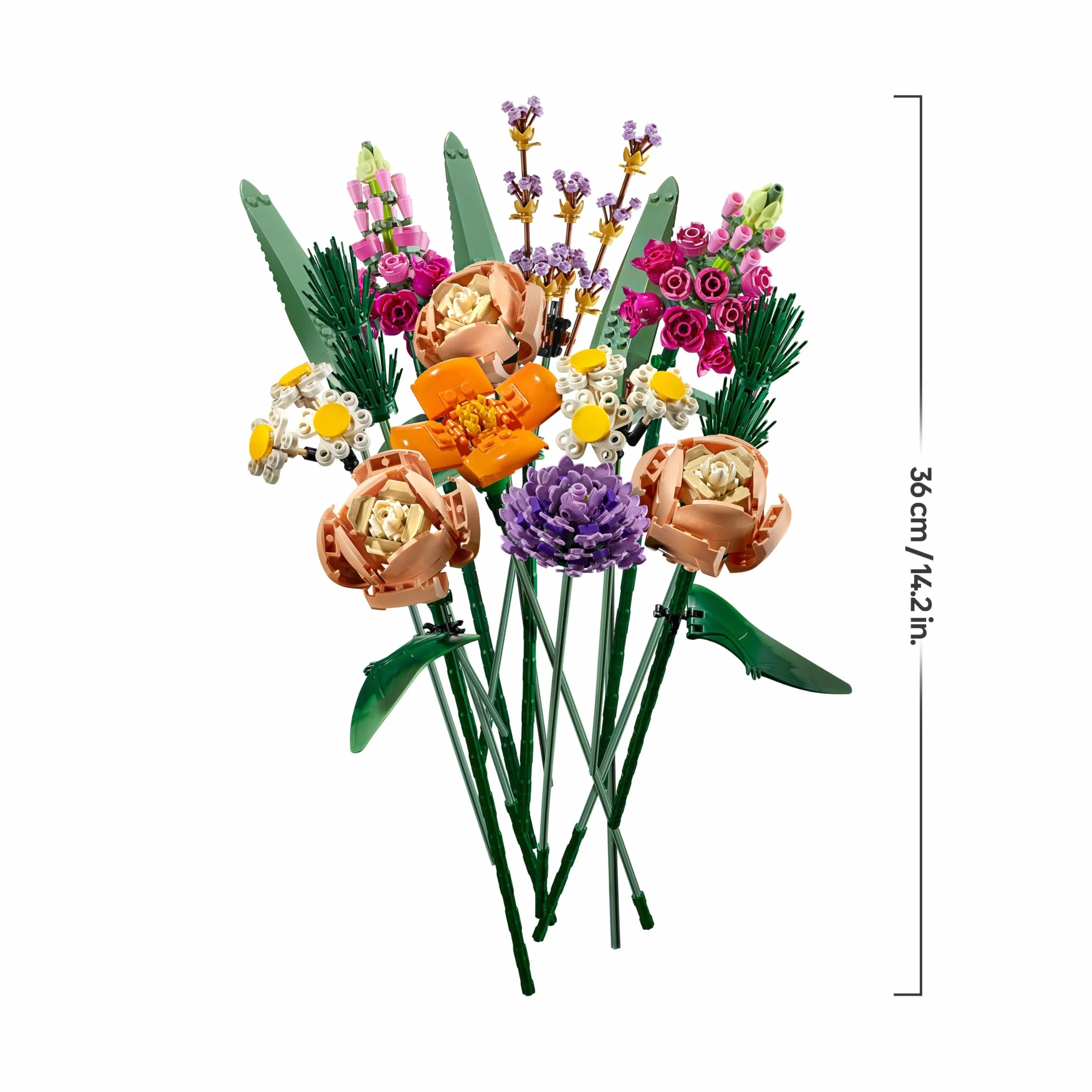 Lego Botanicals Bouquet de Fleurs 10280 Set de Construction, Décoration Intérieure, Cadeau pour Amateur de Plantes